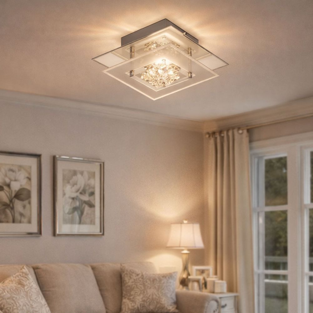 Esto LED Wandleuchte, LED-Leuchtmittel fest verbaut, Neutralweiß, LED Deckenleuchte Wandlampe Deckenlampe Wohnzimmerleuchte