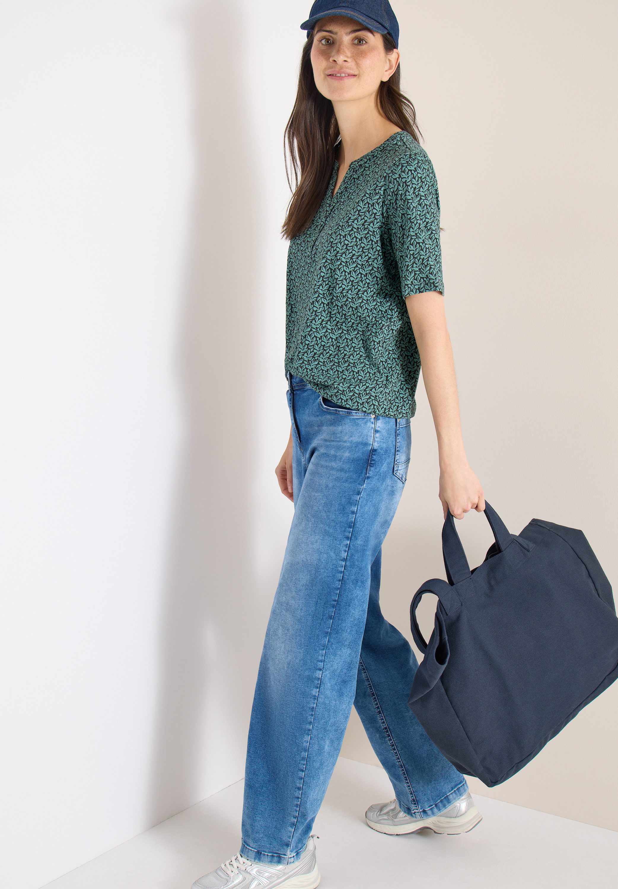 CECIL Tunikashirt aus reiner Baumwolle