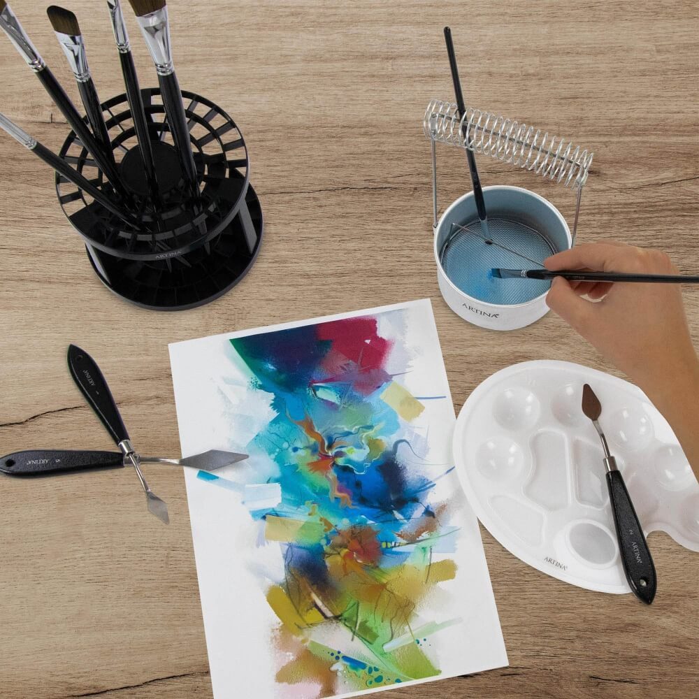 Artina Bastelfarbe, Artina Elba Malset 38x9x19cm Mehrfarbig