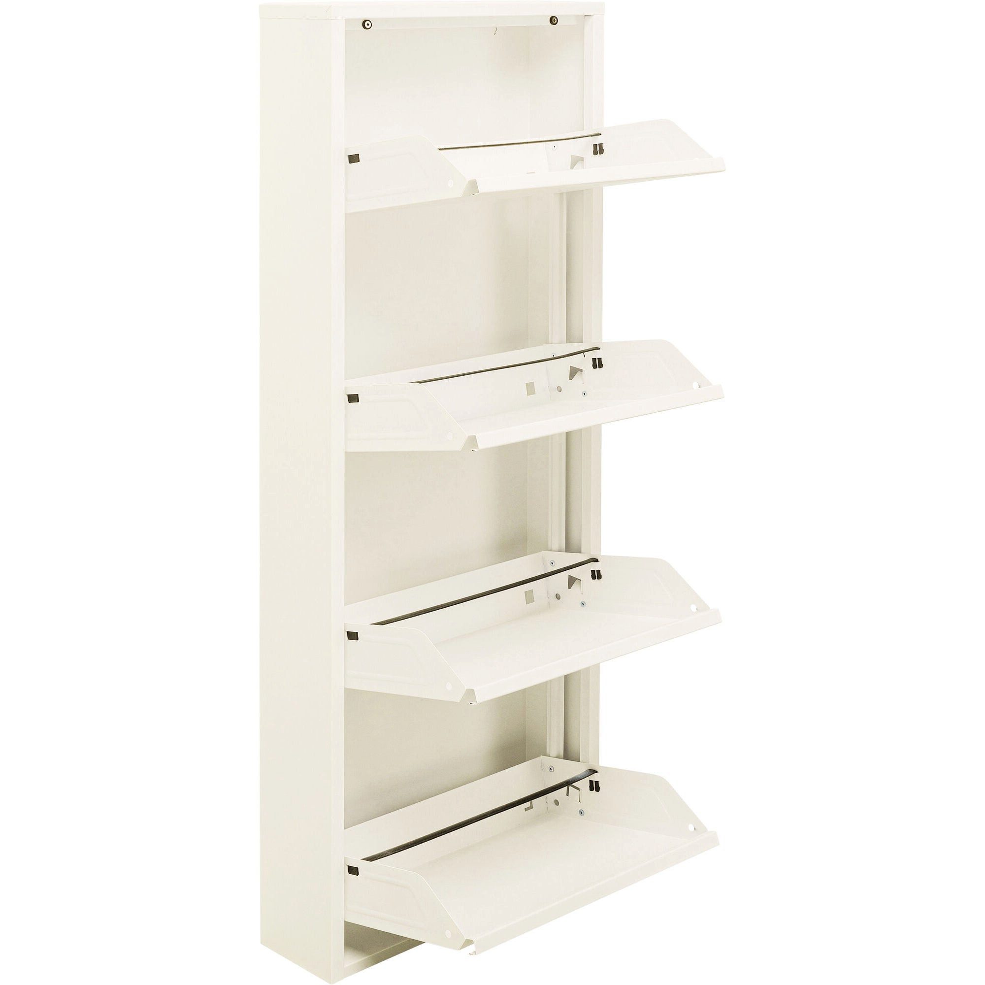 Kare Design Schuhschrank Caruso schmaler Schuhkipper mit 4 Klappen