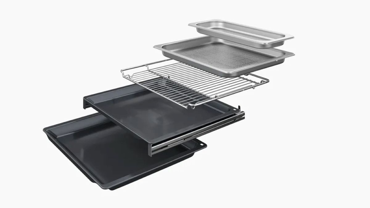 SIEMENS Backofen iQ700 HS938GEB1,iQ700 Einbau-Dampfbackofen Schwarz, Edelstahl, EEK: A+, mit 1-fach-Teleskopauszug, Dampfgaren Plus mit Sous-vide: für köstliche und gesunde Gerichte.
