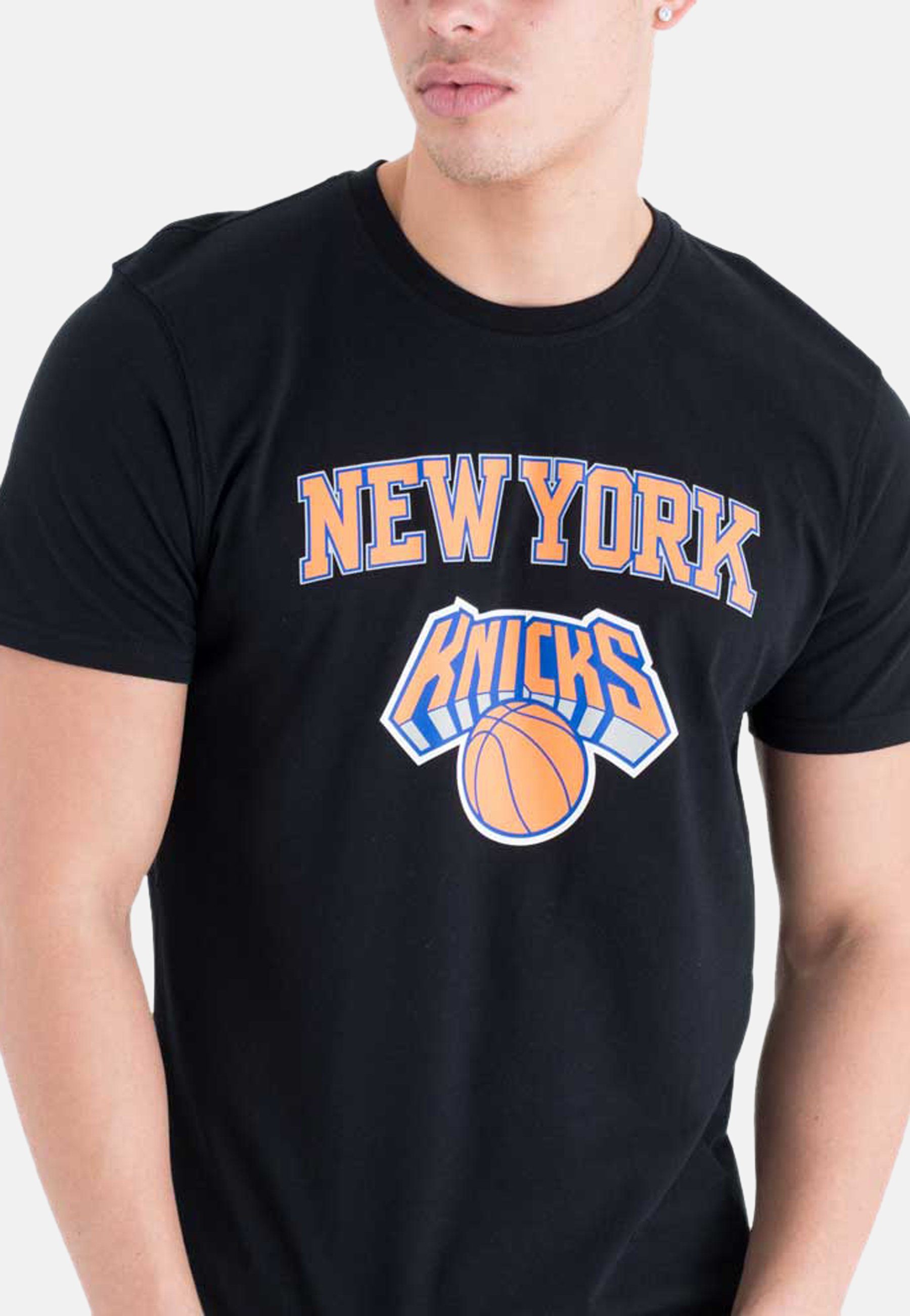 New Era York Knicks (1-tlg) T-Shirt Schwarz New