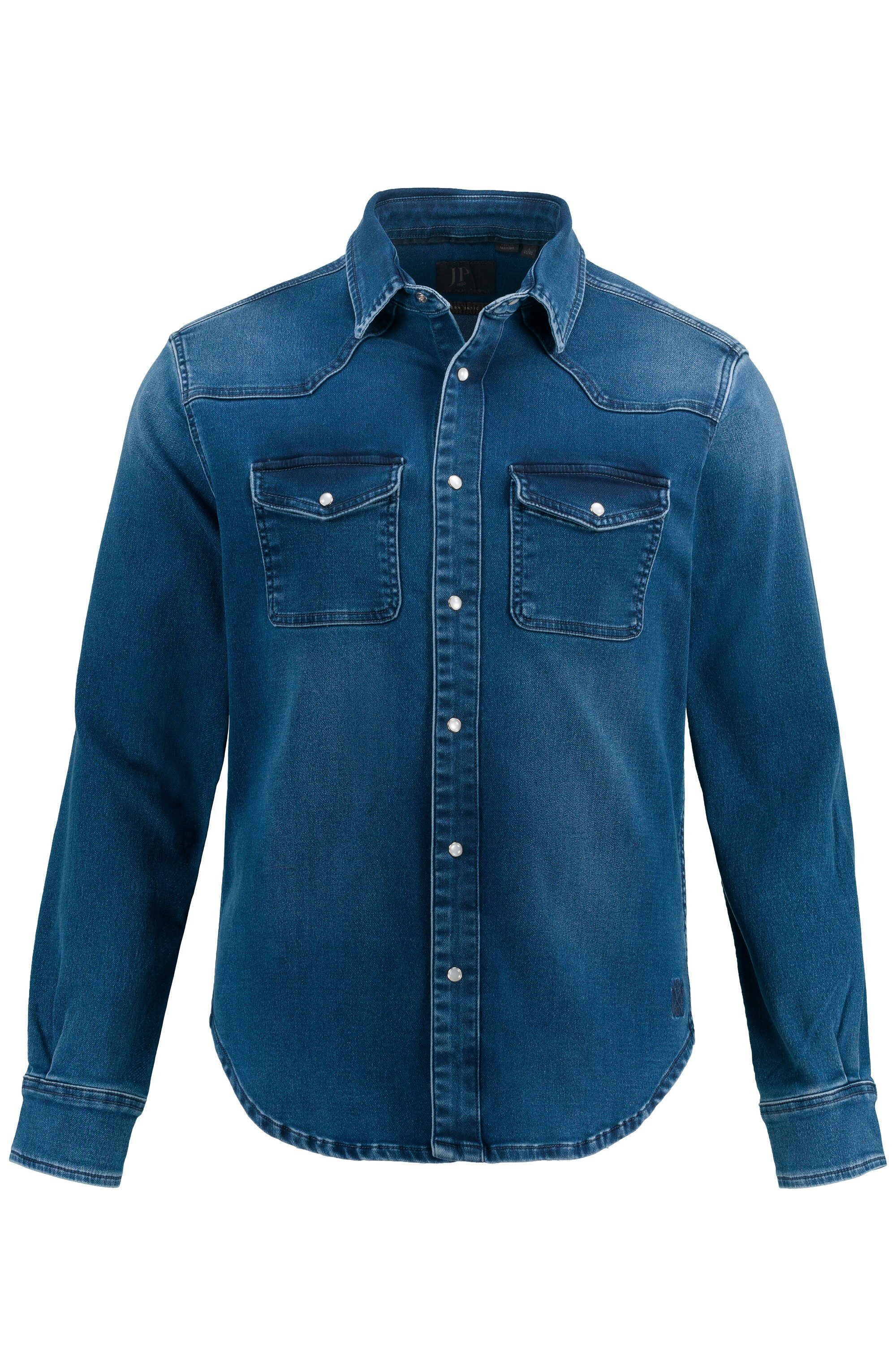 JP1880 Businesshemd Jeanshemd FLEXNAMIC® Denim Langarm günstig online kaufen