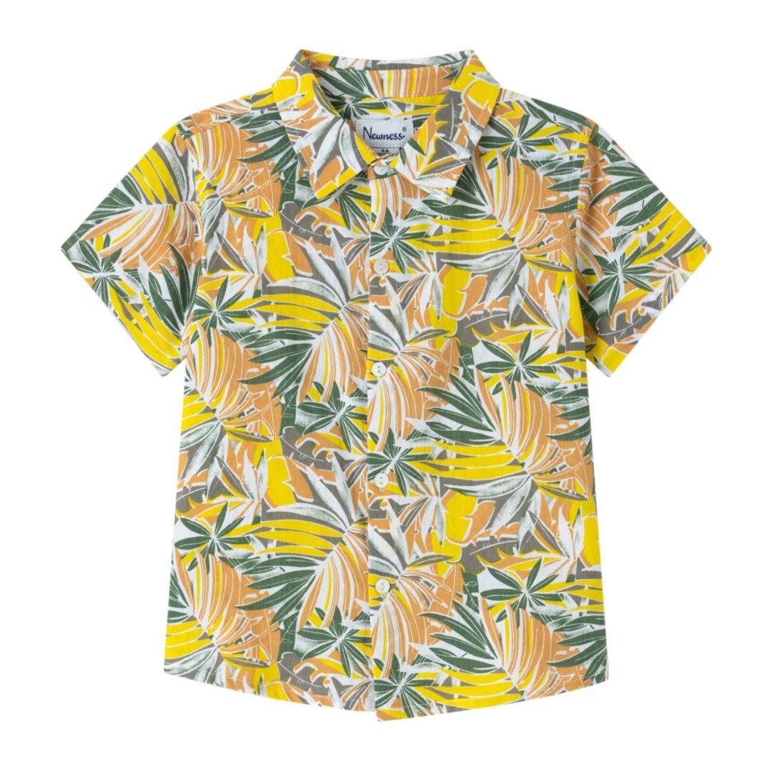 Kurzarmhemd Jungen Hemd mit Kragen Sommerhemd kurzärmelig