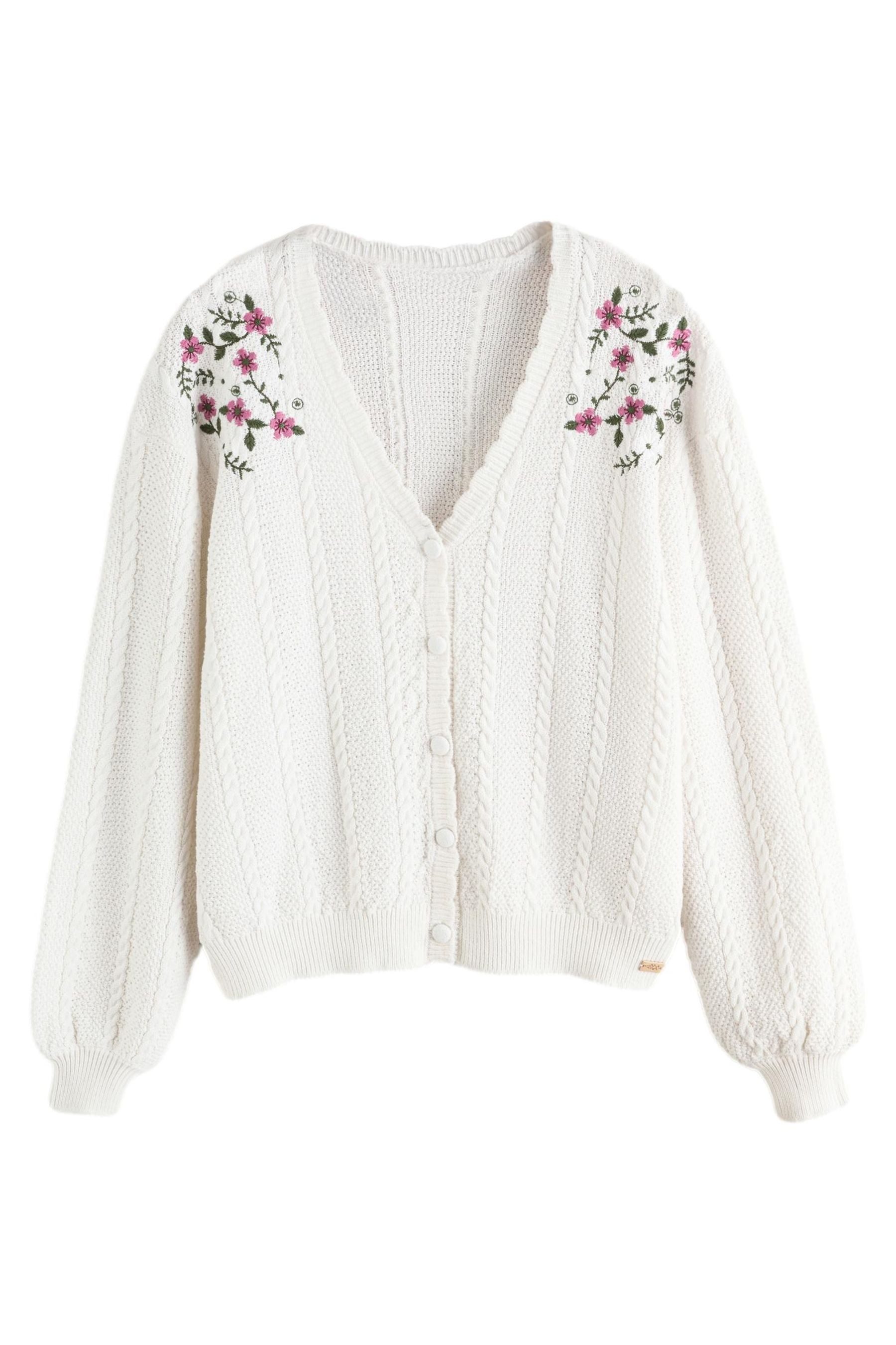 LAURA ASHLEY Strickjacke Laura Ashley Archive Strickjacke mit Zopfmuster (1-tlg)