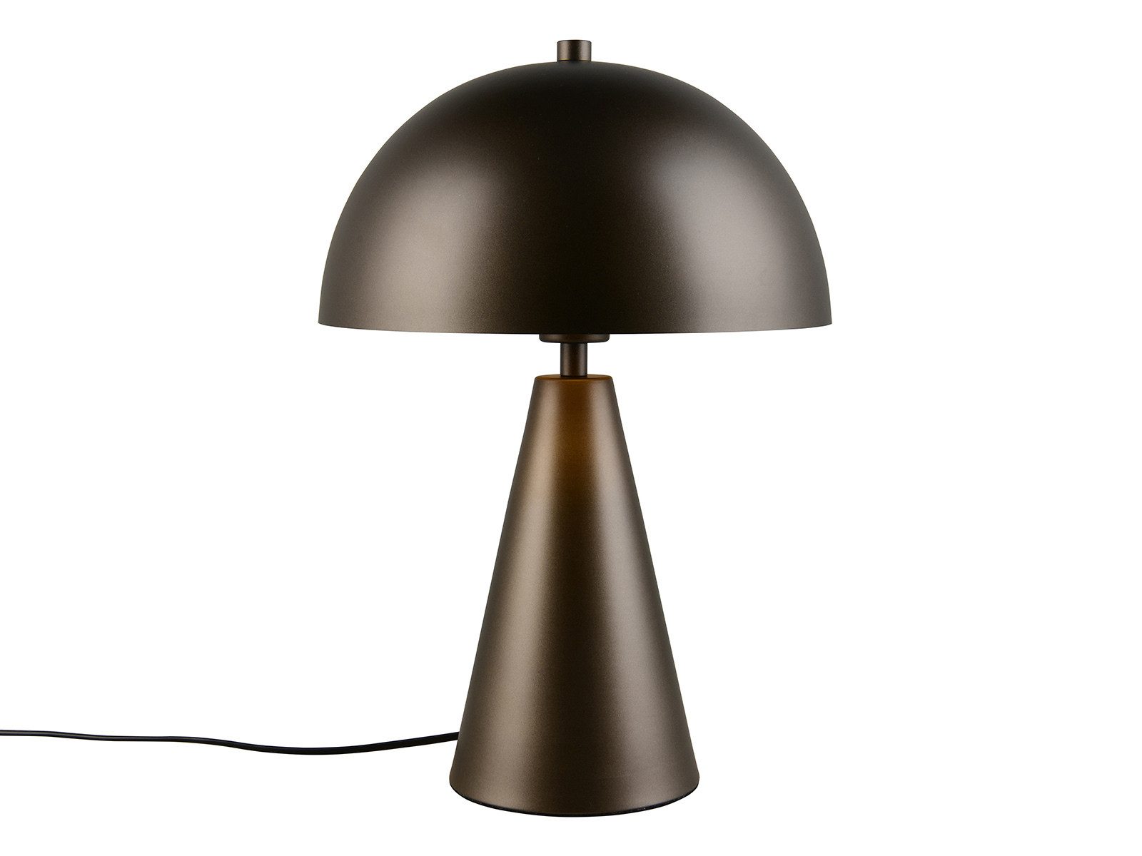 TRIO Leuchten LED Nachttischlampe Pilzlampe mit E27 LED, Höhe 43cm, Dimmfunktion, LED wechselbar, Warmweiß, Große Tisch-Lampe, indirekte Beleuchtung für die Fensterbank