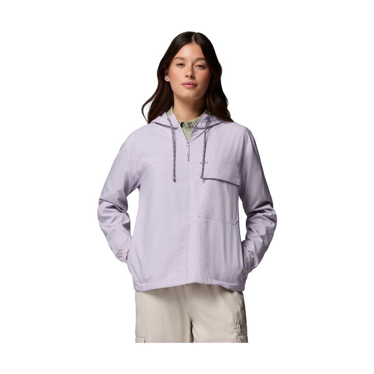 Columbia Kapuzenpullover Skien Valley Hooded Long Sleeve Shirt Vielseitige Kapuzenjacke mit UPF 50 Sonnenschutz, schweißableitendem
