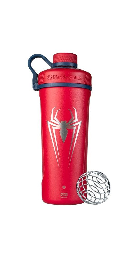 BlenderBottle Trinkflasche Marvel Radian Thermo Edelstahl (robuste, doppelwandige Isolierung)