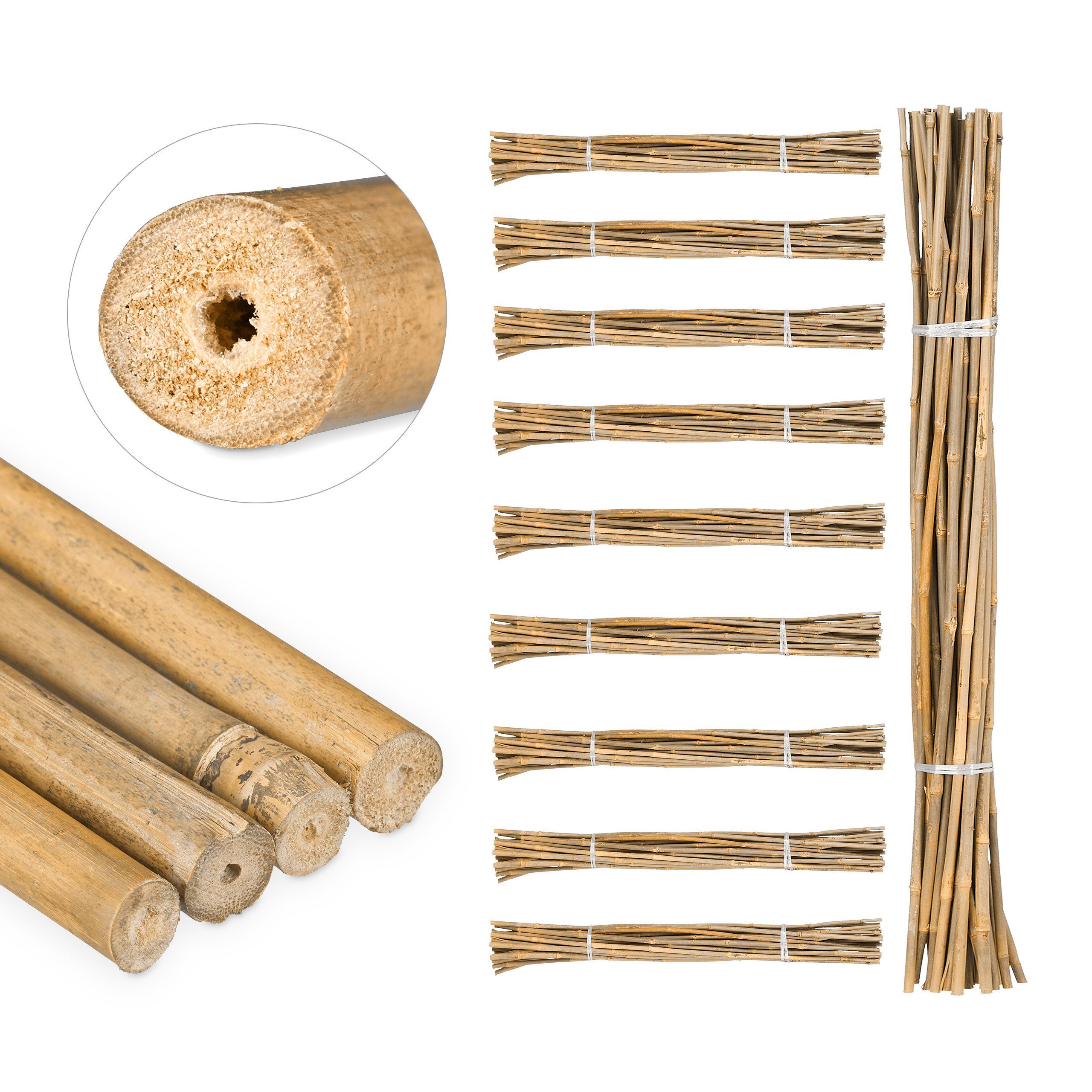 Rankhilfe 250 x Bambusstäbe 105cm