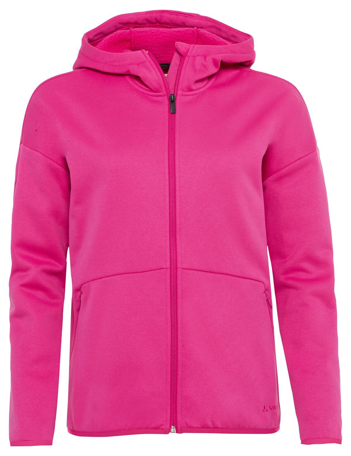 Women's pink VAUDE Outdoorjacke (1-St) Jacket Klimaneutral Fleece Mineo kompensiert rich