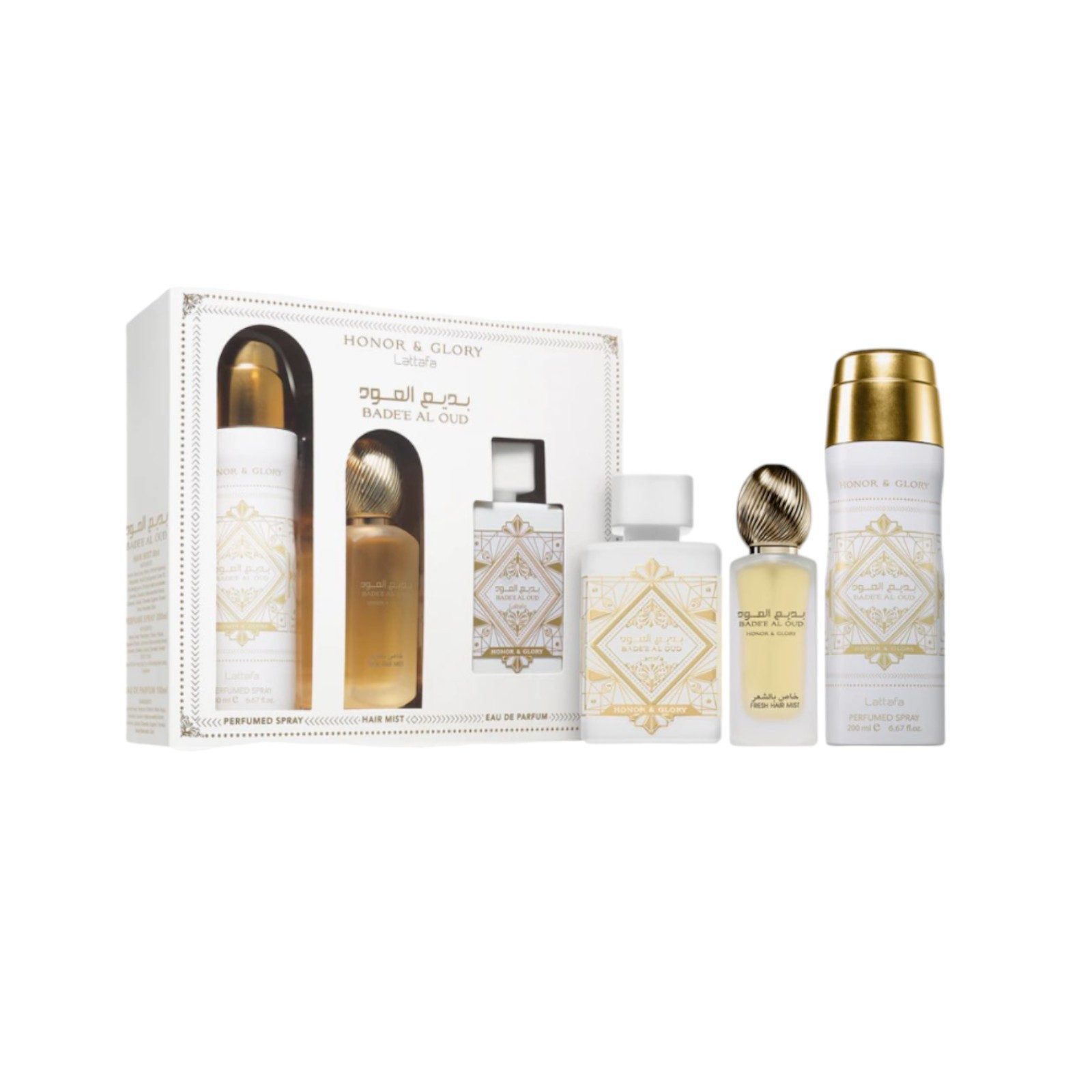 Eau de Parfum Lattafa Badee Al Oud Honor & Glory Set