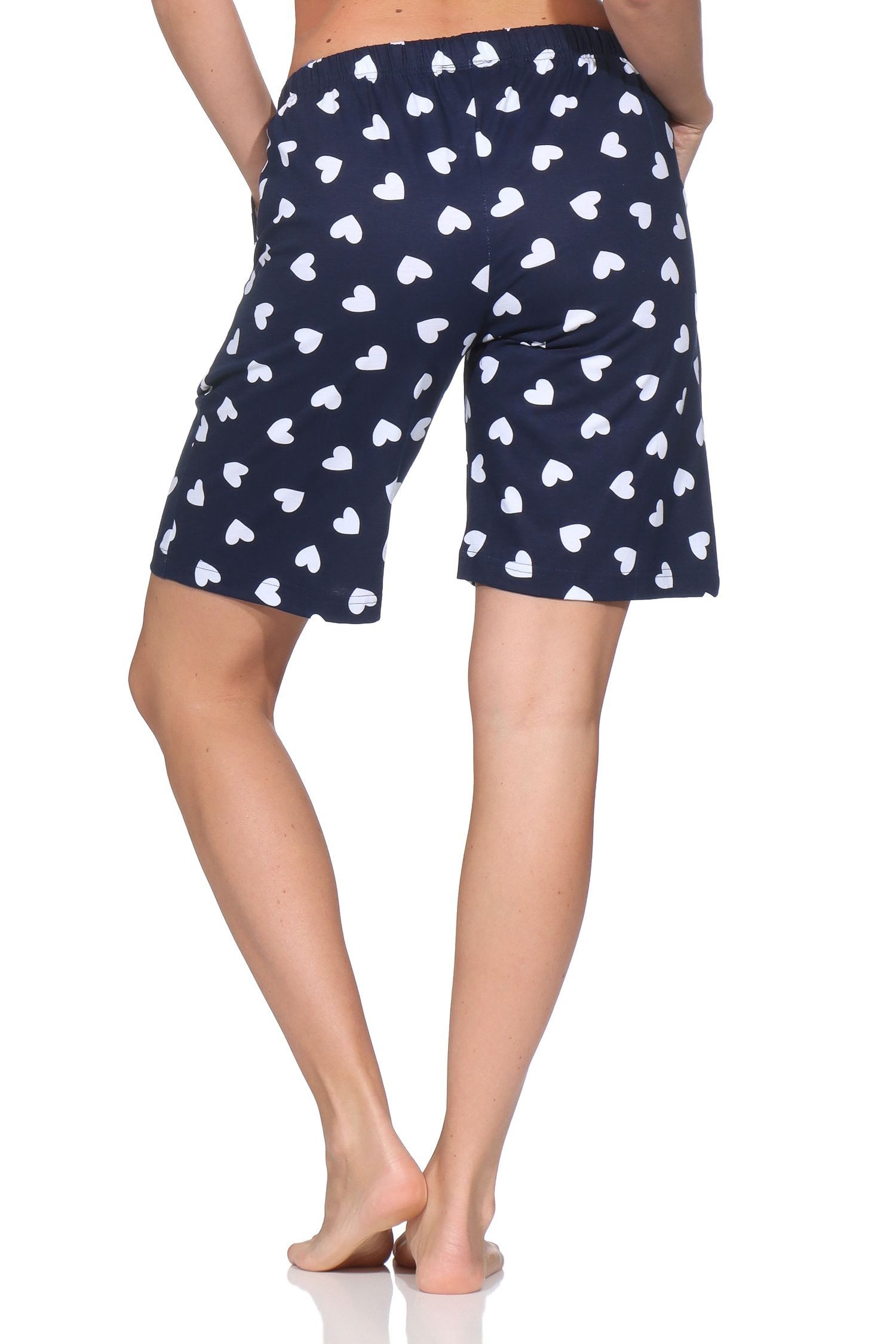 Normann Relaxanzug Damen Shorty Schlafanzug Pyjama Hose kurz - perfekt zu kombinieren