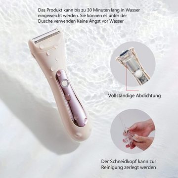 Yuede Epilierer Haarentfernungsgerät Damenrasierer für Frauen, Elektrischer Bikini-Trimmer für Damen, kabelloser Damen-Rasierer, Micro-Grip-Technologie, kabellose Trocken- und Nasshaarentfernung