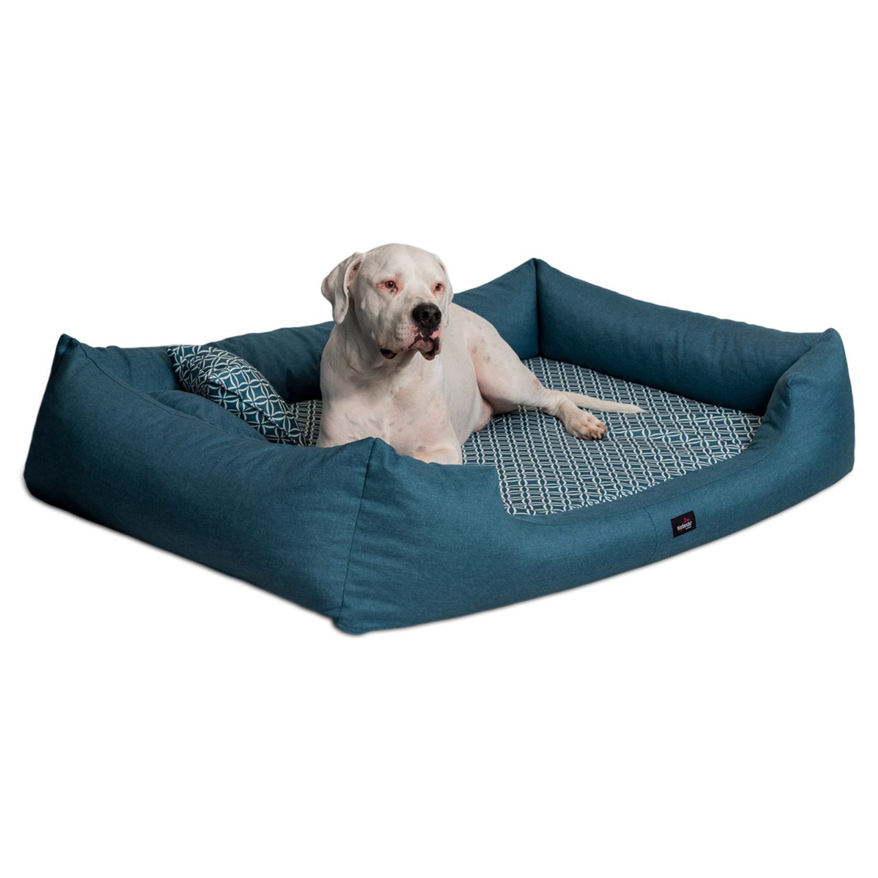 Tierbett Orthopädisches Hundebett ELLEN Polyester Rauten-Muster L-XXXL