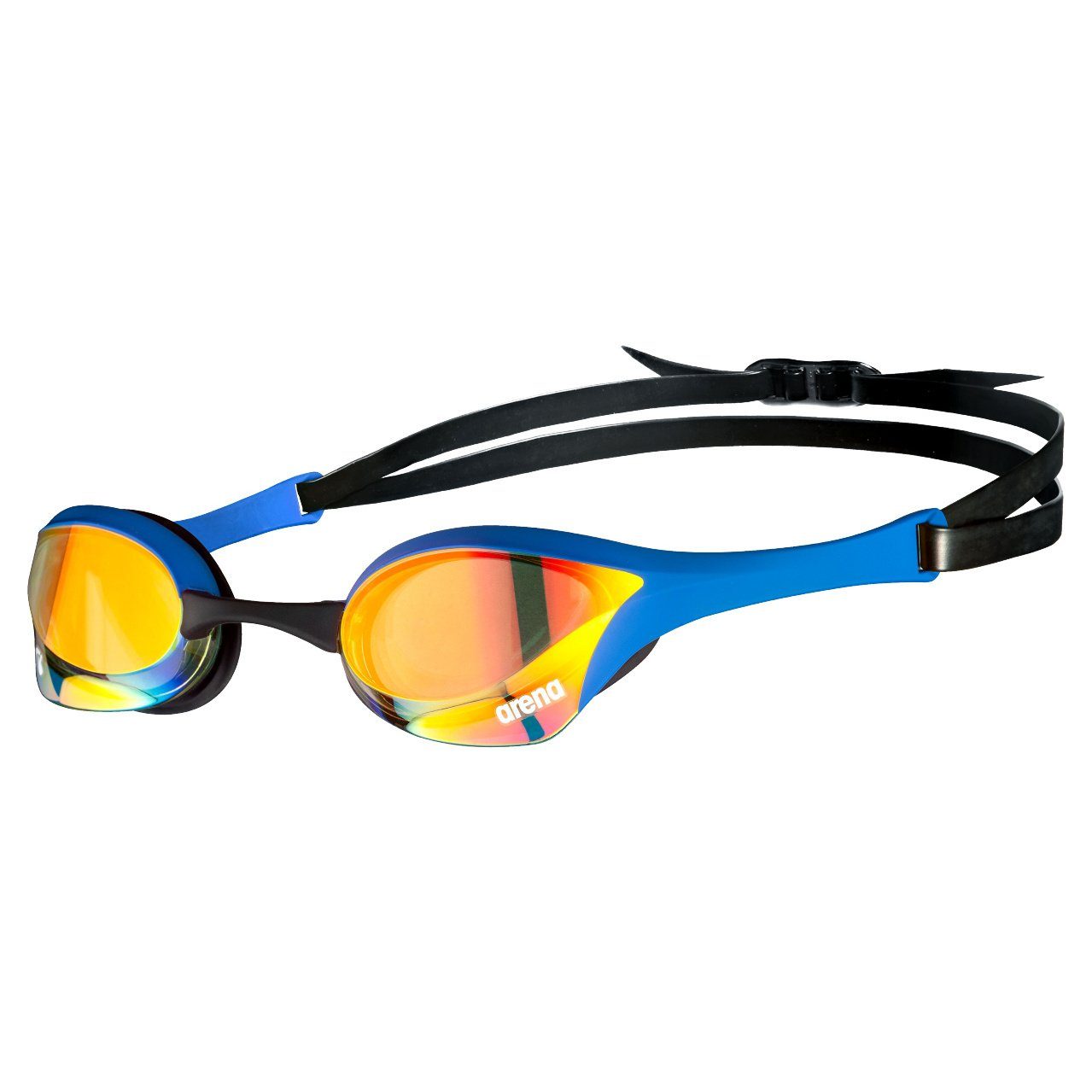 ULTRA Arena Schwimmbrille Mirror blau/gold SWIPE Cobra