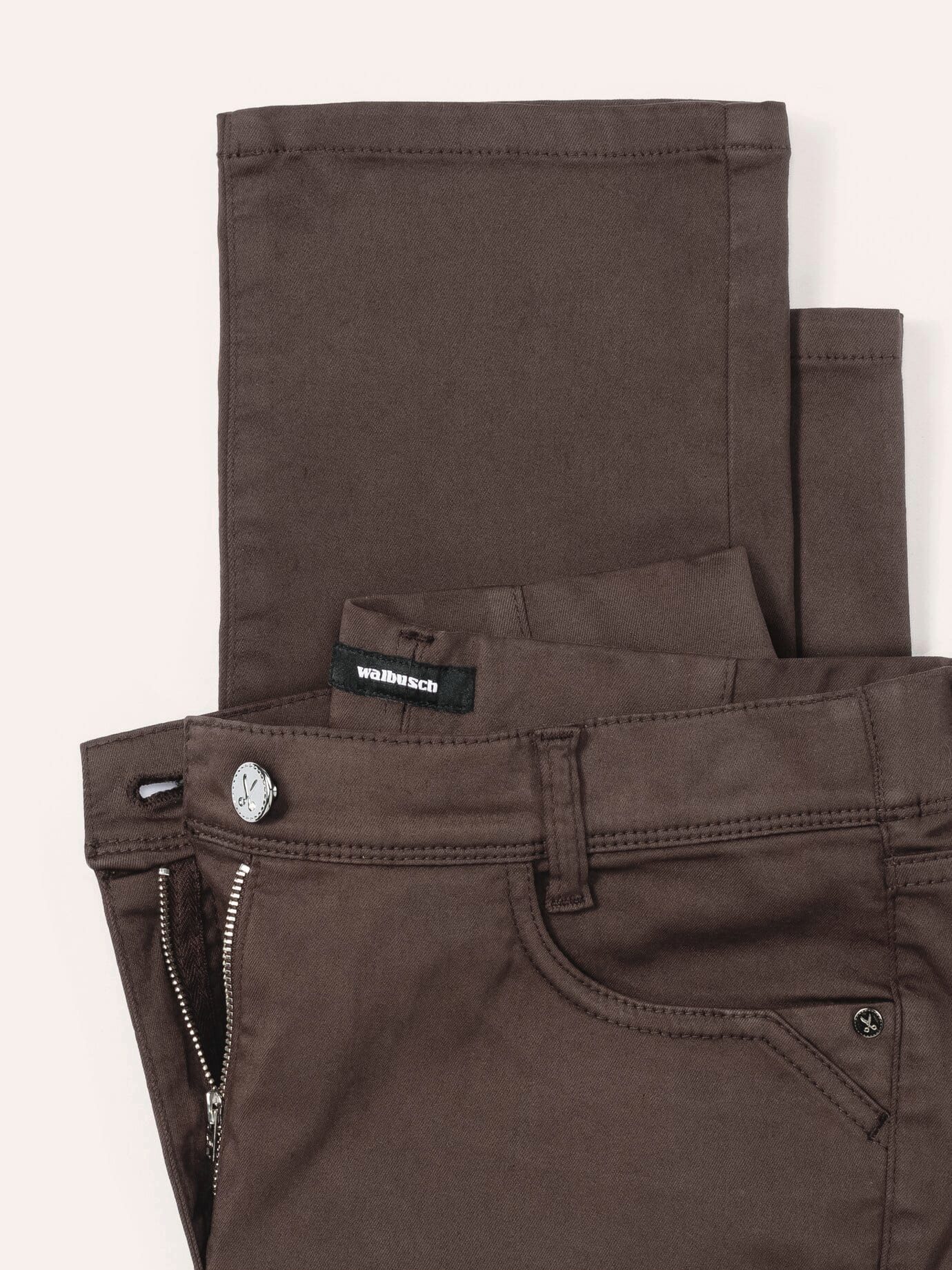 Walbusch Stretch-Jeans Damen Yoga-Jeans Ultrastretch Stretch-Jeans Comfort-Bund Regular fit Bis zu 50% Dehnanteil, Five-Pocket, bügelfrei & pflegeleicht – Bild 4 von 5