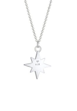 Nenalina Kette mit Anhänger Stern Astro Kristalle 925 Silber, Sterne