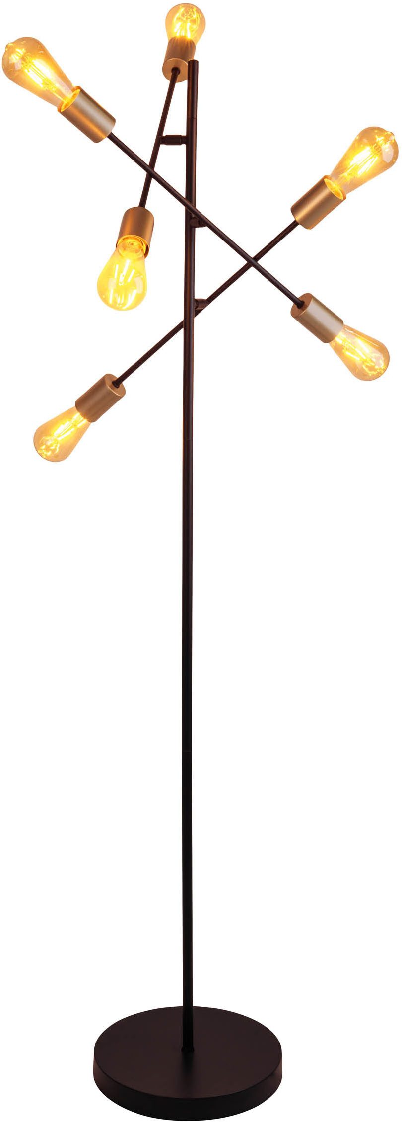 näve Stehlampe Modo, ohne Leuchtmittel, E27 max. 40W, incl. Tippschalter/Fu günstig online kaufen