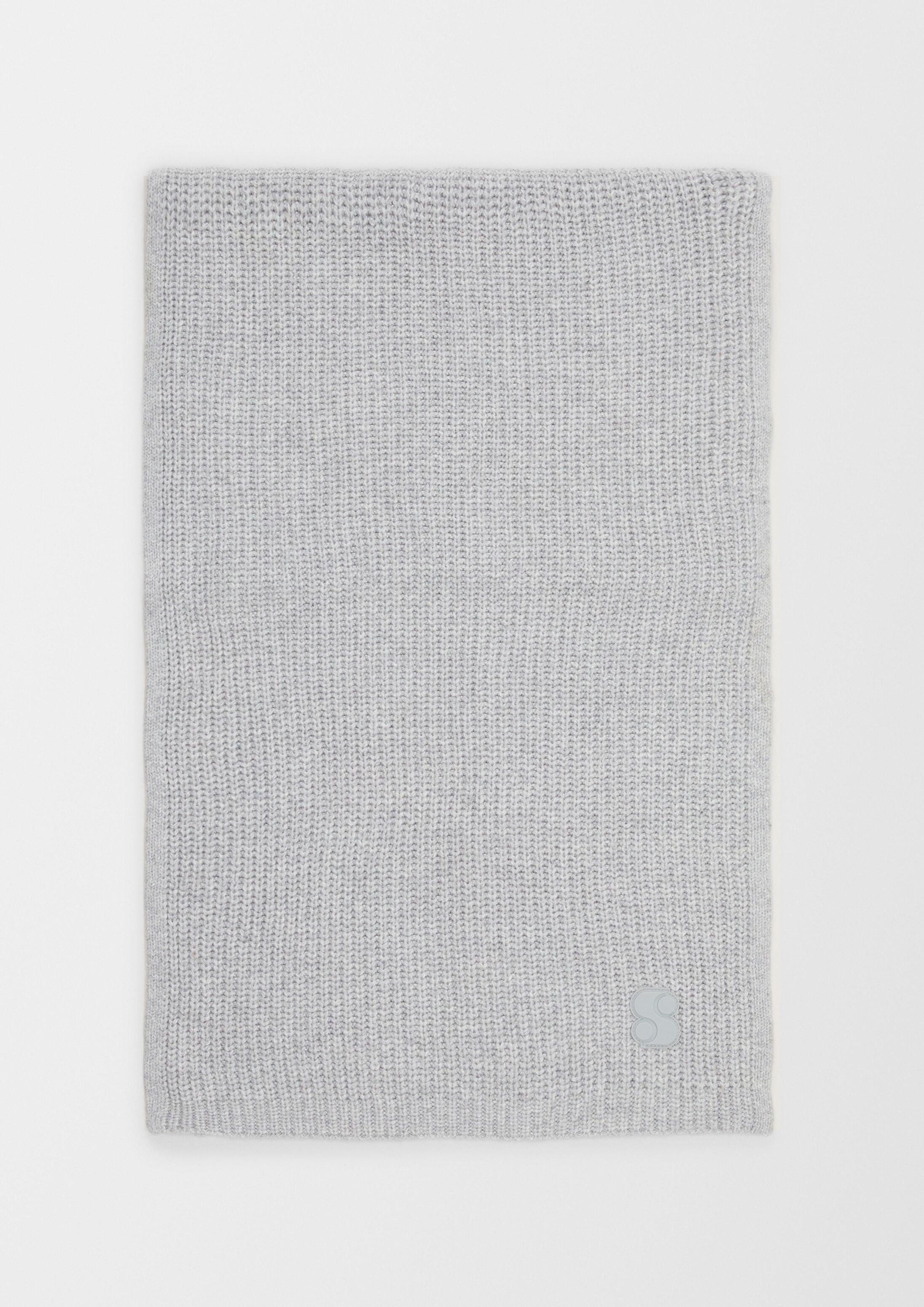 s.Oliver Schal Tuch, Strickschal aus Viskosemix