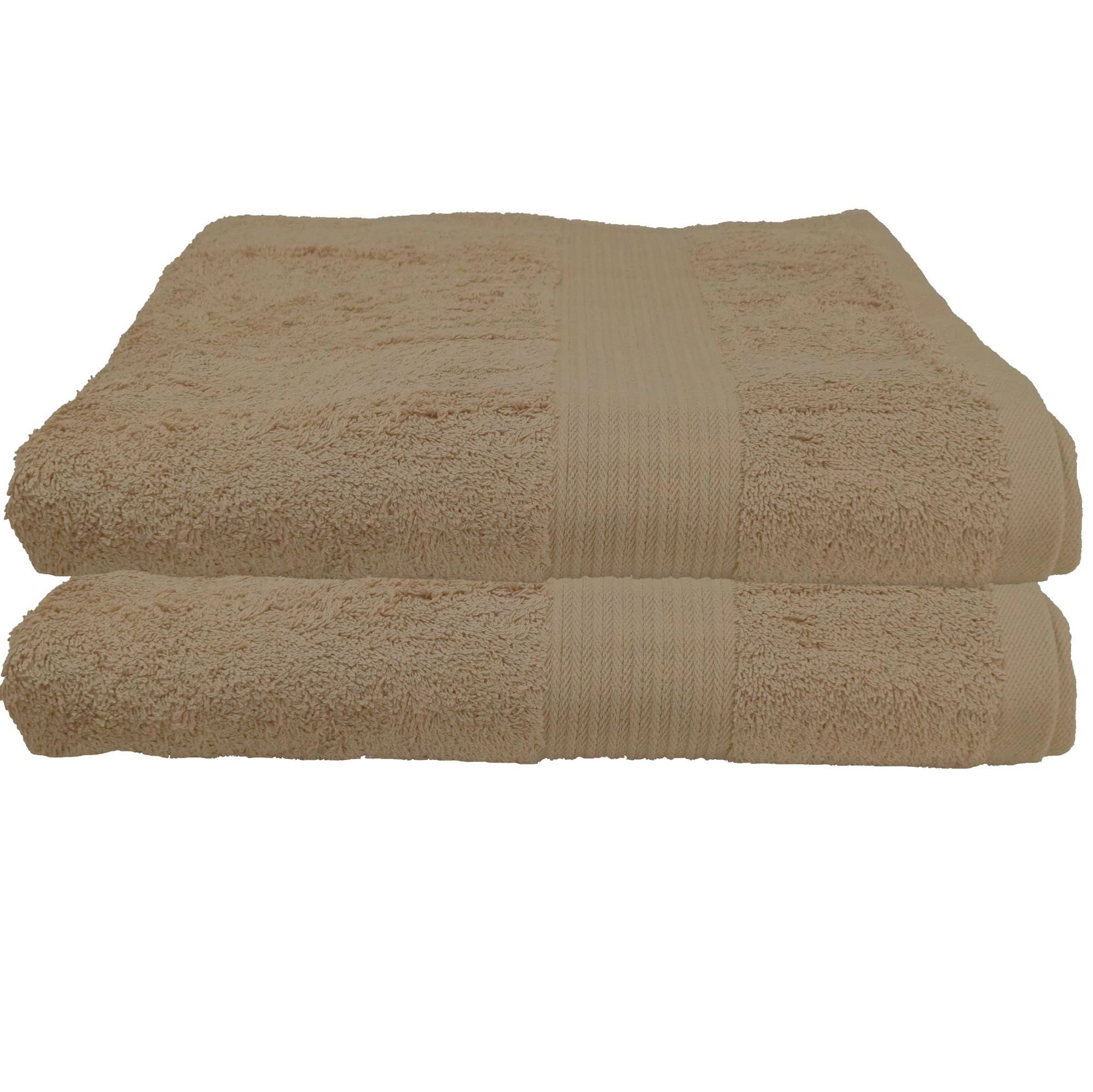 Julie Julsen Duschtücher 2-Duschtücher-Pastell Beige-Duschtuch 70 günstig online kaufen