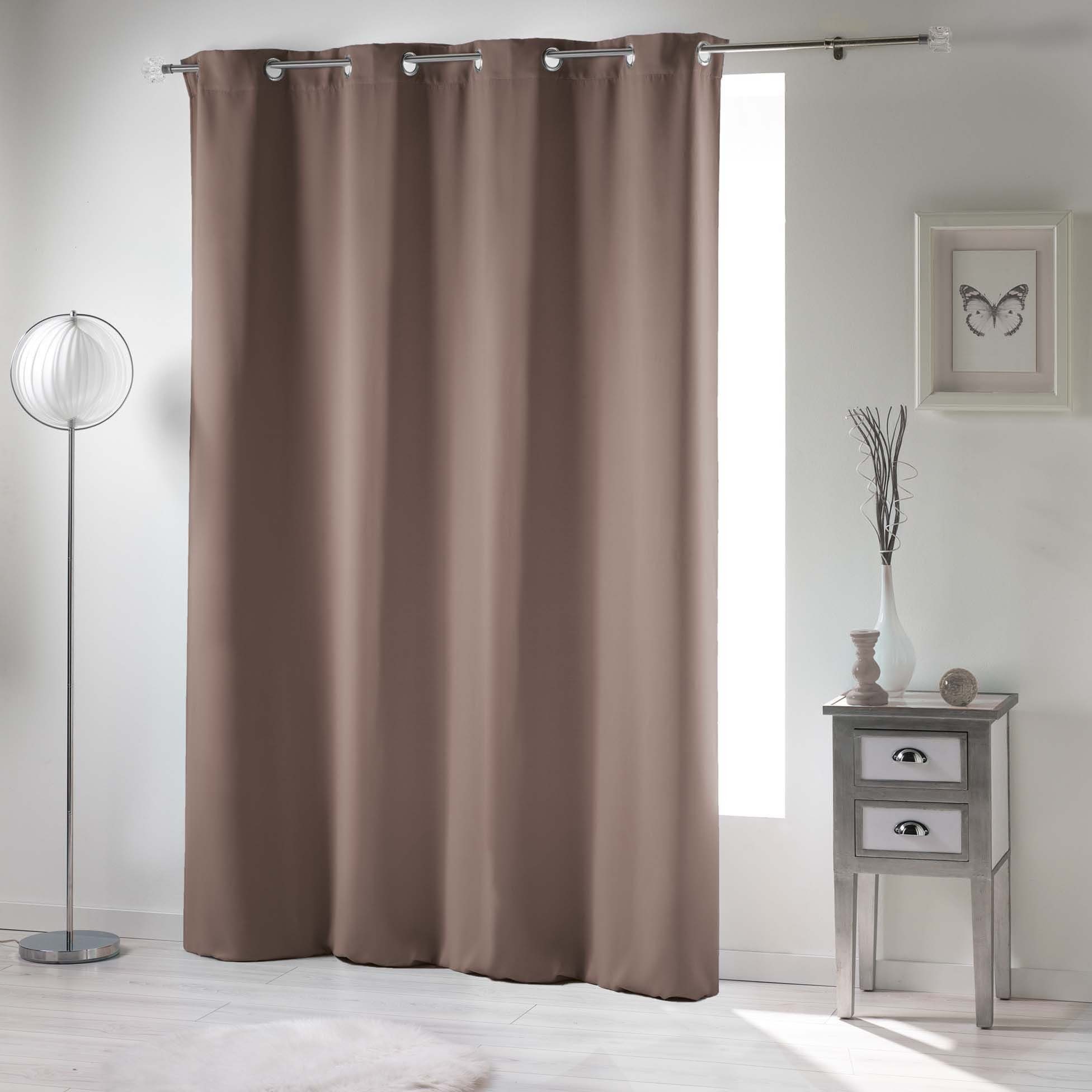 dynamic24 Vorhang, (1 St), Braun blickdicht günstig online kaufen