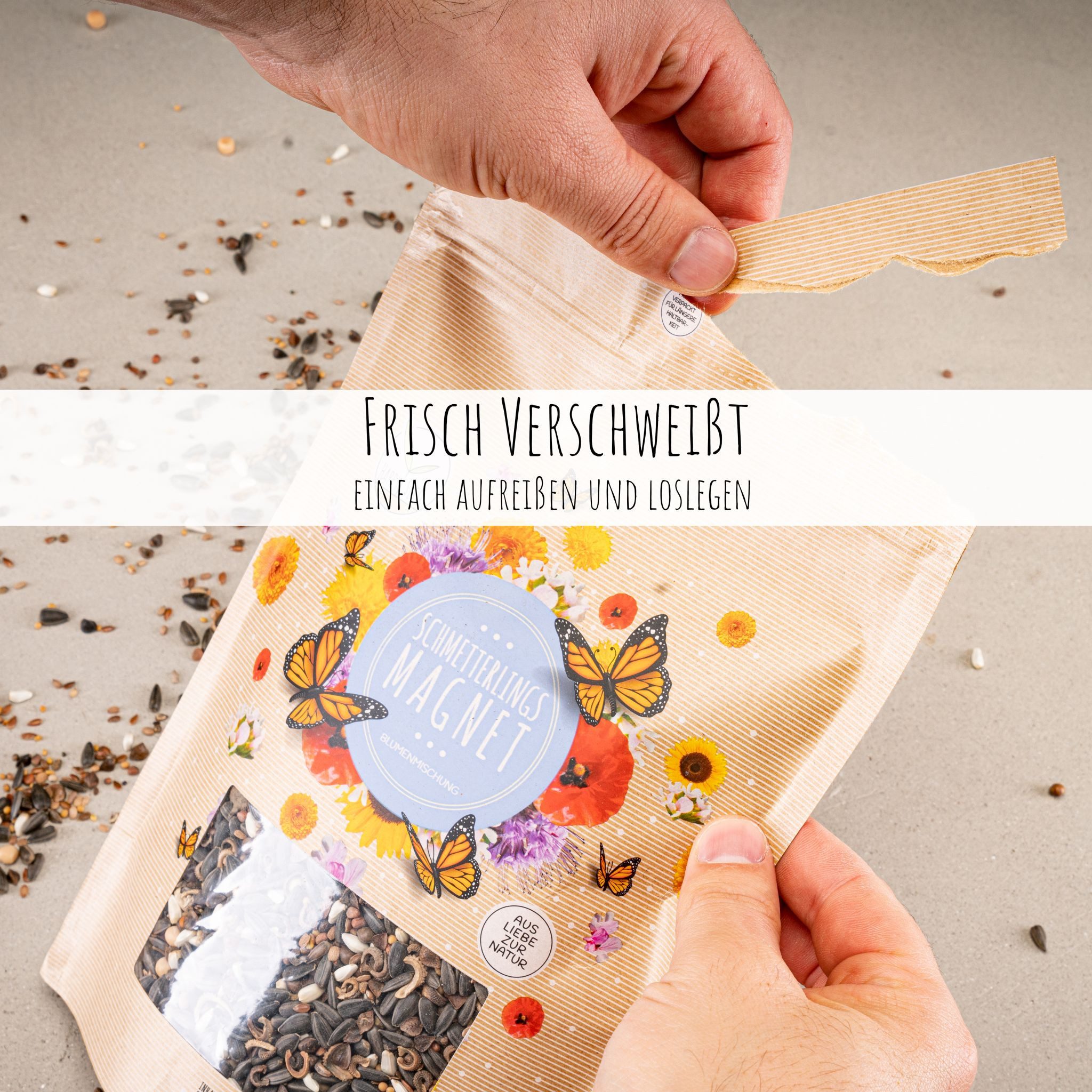 HappySeed Blumensamen Schmetterlingswiese Samen für eine buinte Blumenwiese günstig online kaufen