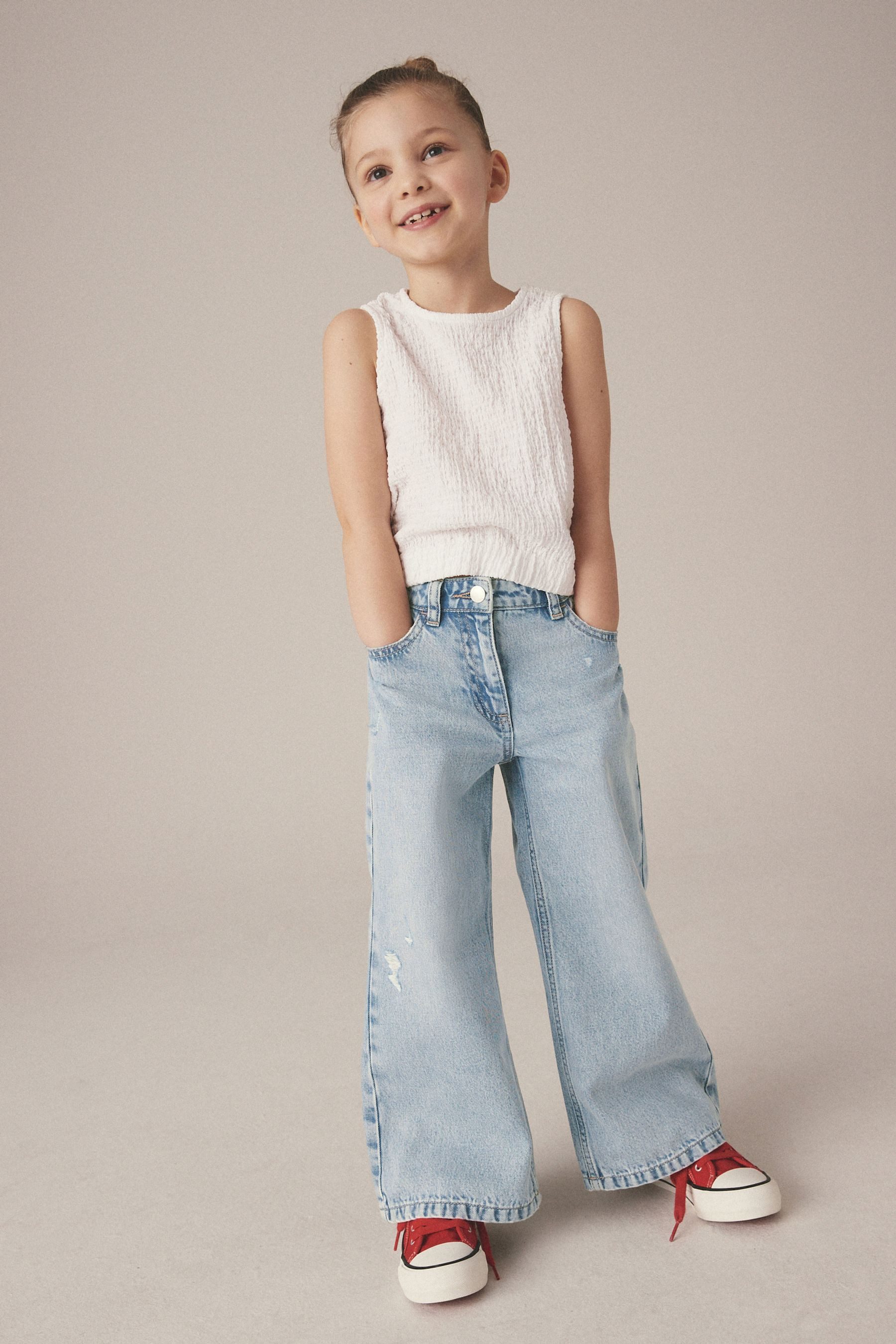 Next Weite Jeans Weit geschnittene Jeans (1-tlg) – Bild 3 von 5