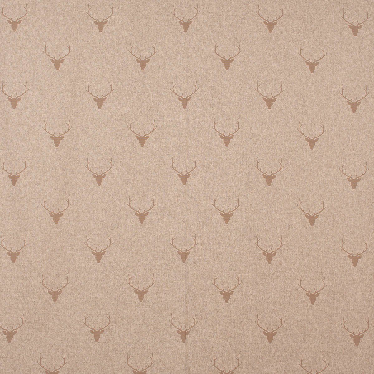 Jacquard LEBEN. hellbraun, SCHÖNER Tischläufer SCHÖNER Tischläufer beige Hirschkopf Geweih LEBEN. handmade