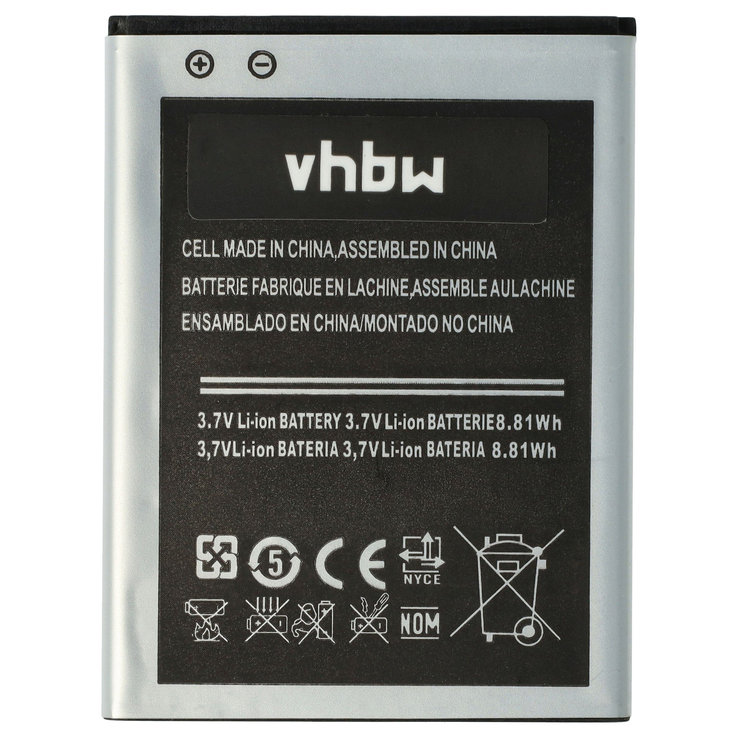 Cubot 2200 (3,7 Li-Ion vhbw Smartphone-Akku mit kompatibel V) mAh P9