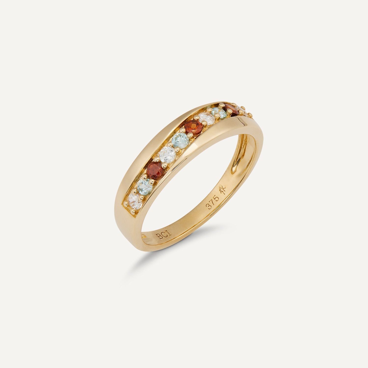 Sogni d'oro Fingerring mit Zirkonen ca. 0,55 ct, Gelbgold 375