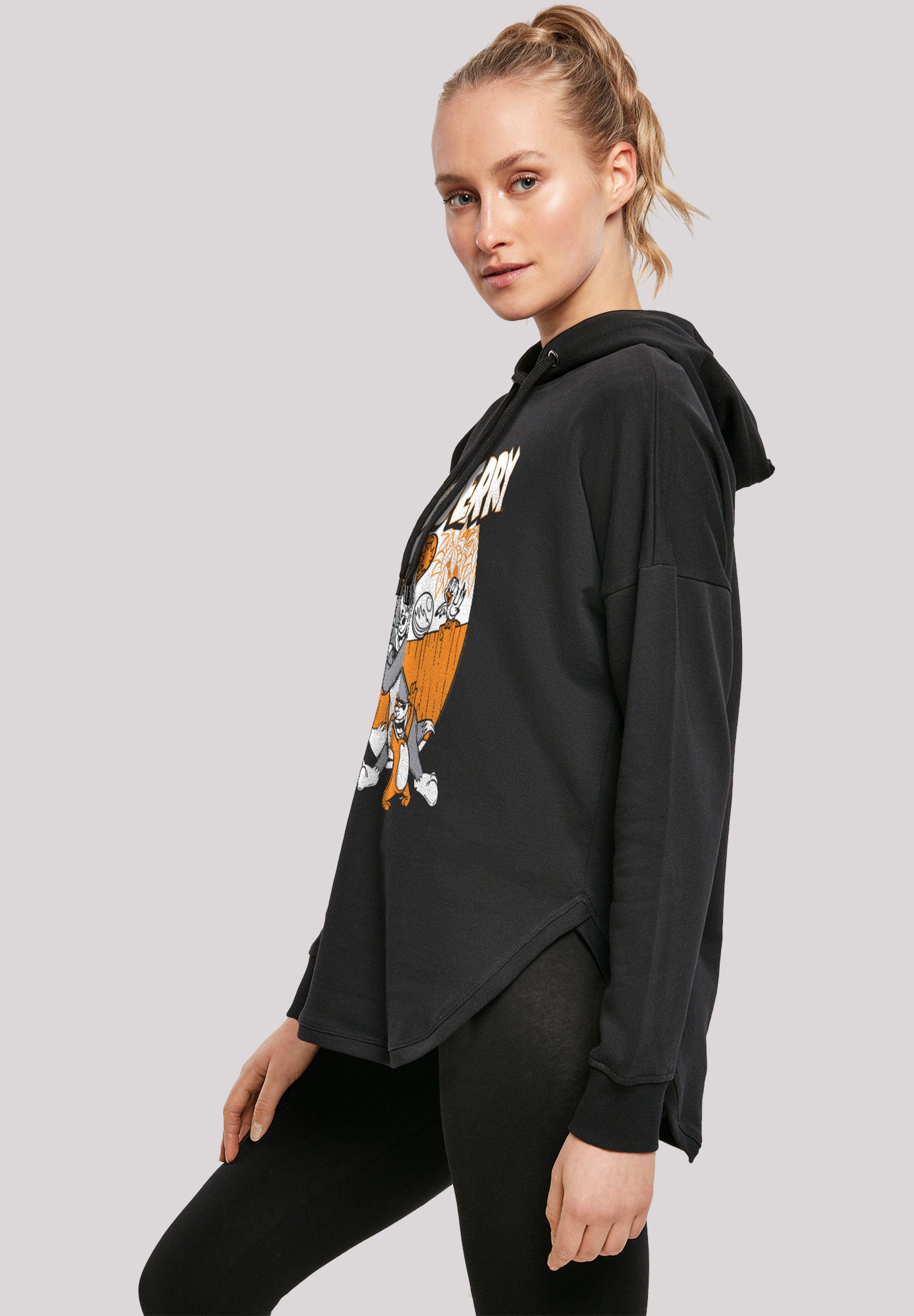 Jerry with F4NT4STIC Damen Baseball Ladies Kapuzenpullover Hoody Oversized Tom (1-tlg) And Play