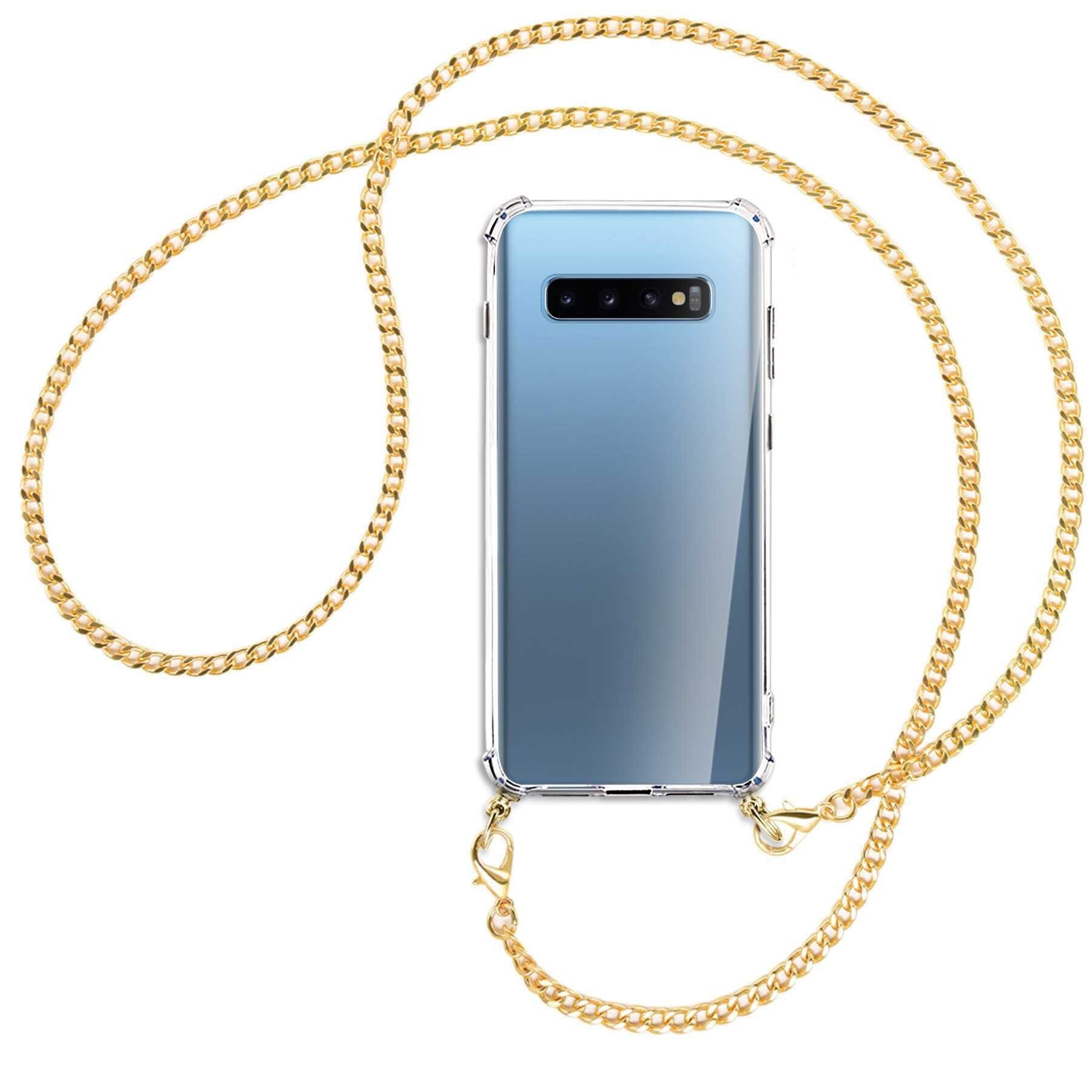 mtb more energy Handykette für Samsung Galaxy S10+ / S10 Plus [NC-032-MK], Umhängehülle mit Metallkette [NC-032-MK]