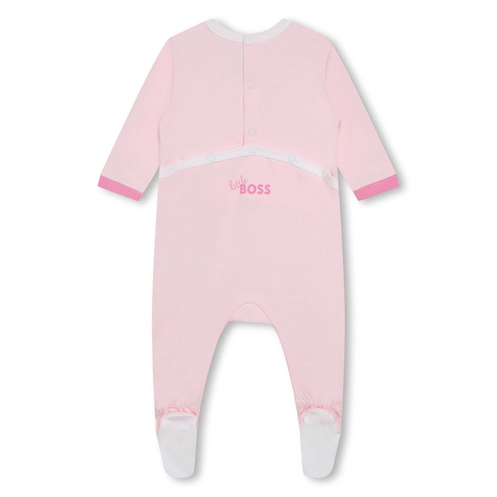 Boss Kidswear Neugeborenen-Geschenkset Boss Kidswear Baby Strampler Set in Geschenkbox rosa