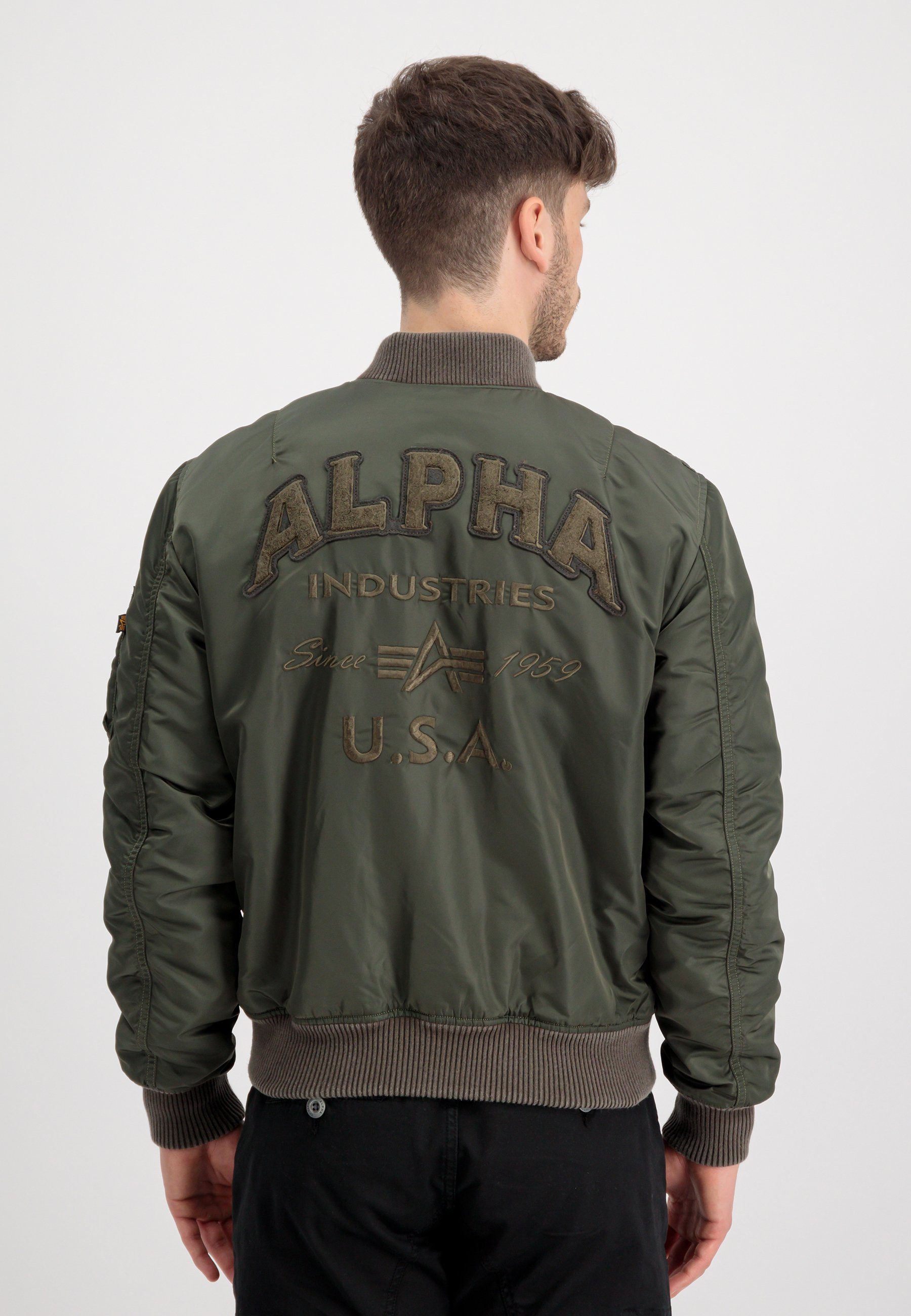 Flight Alpha Bomberjacke dark Industries & Bomber Alpha Industries Jackets olive Men -