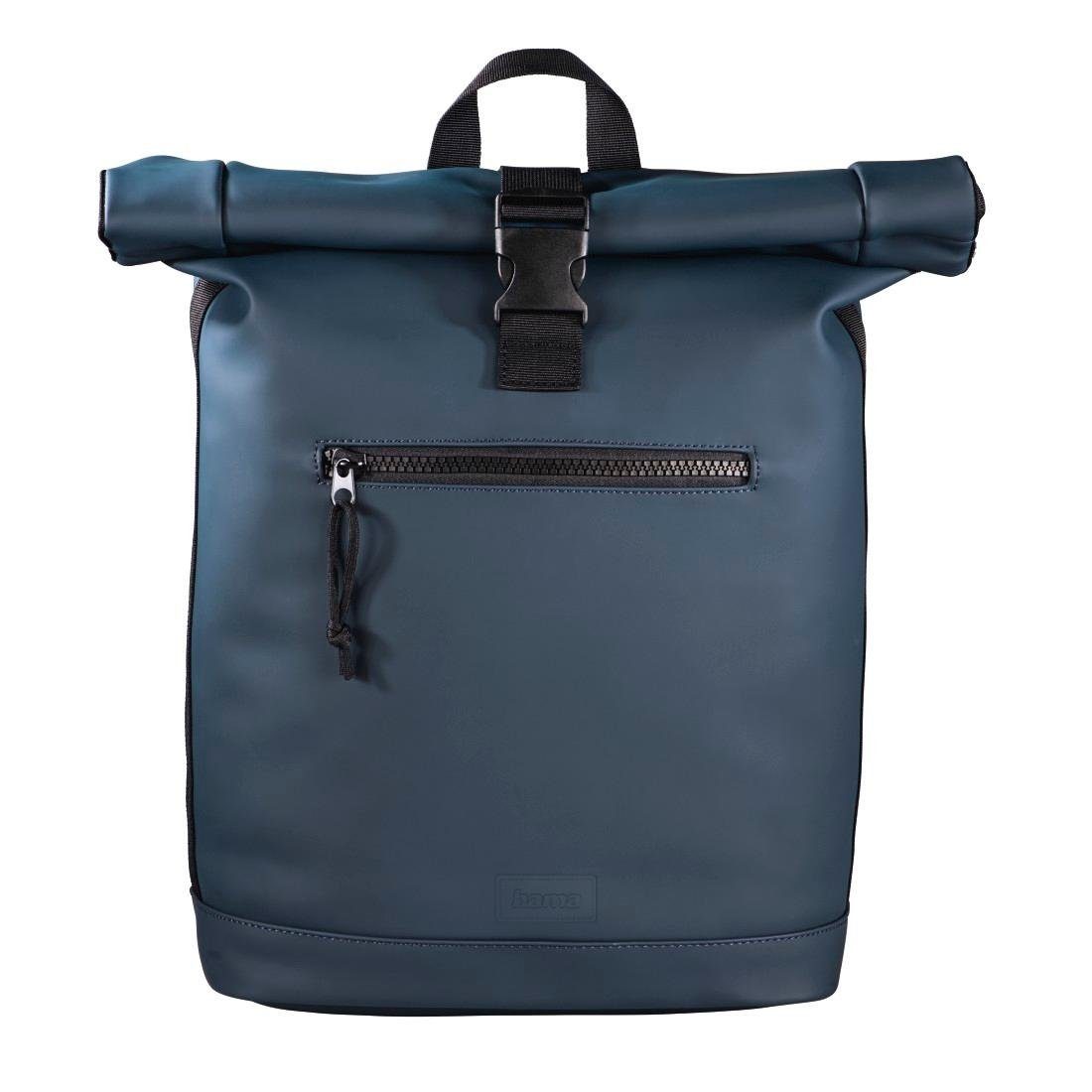 Hama Notebook-Rucksack Laptop-Rucksack "Merida", Roll-Top, bis 40 cm (15,6) dunkelblau | Businesstaschen