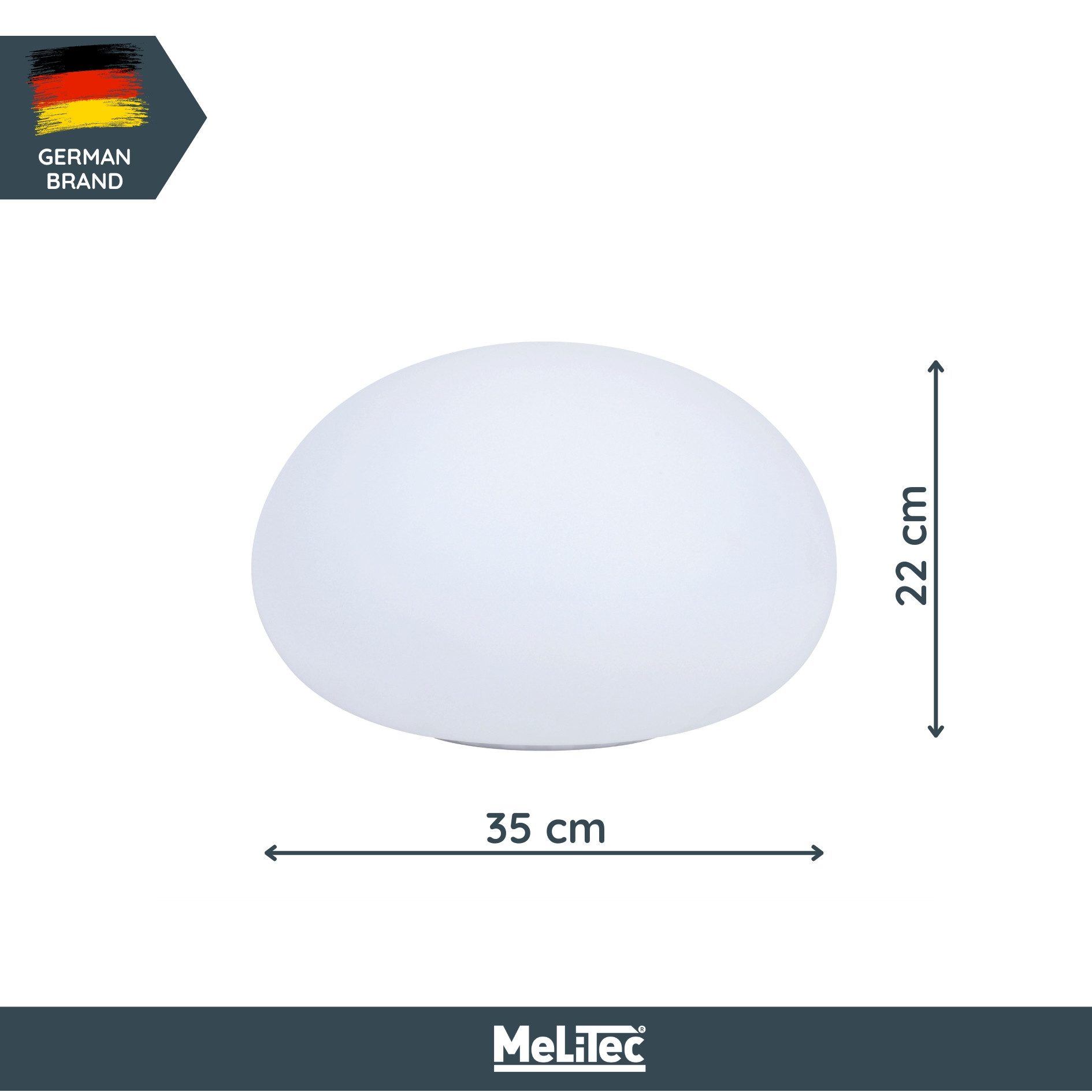 MeLiTec LED Solarleuchte Solar-Gartenleuchte LK02-6 Modell flache Kugel, LED-Solarlampe Outdoor, für Garten Balkon Terrasse, Farbwechsel