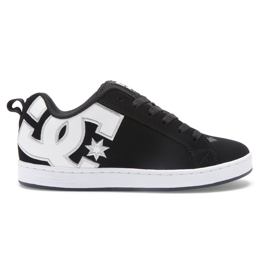 DC Shoes Court Graffik Black/White Stencil Sneaker