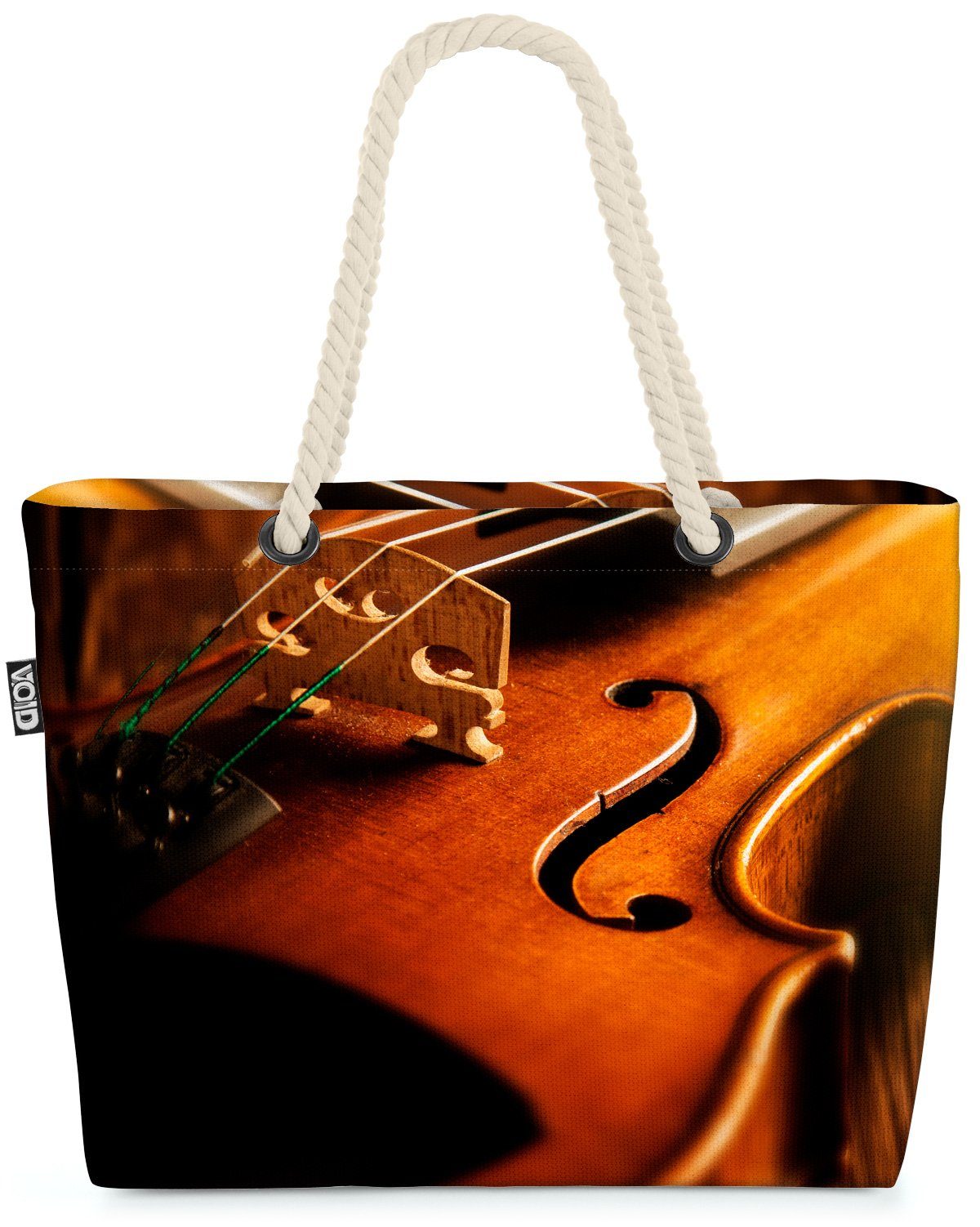 VOID Strandtasche (1-tlg), Musik Geige lernen Klassische Musik Klassische Cello Violine Violine