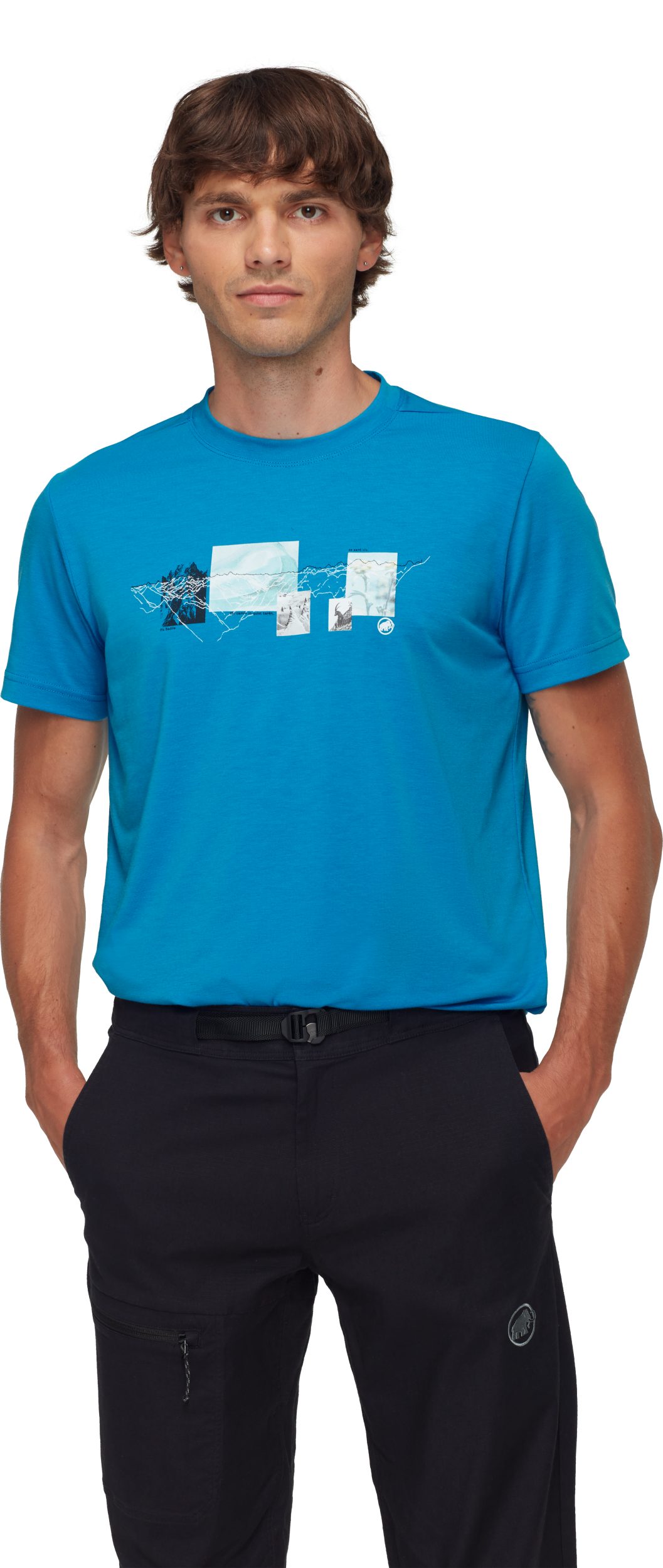 T-Shirt Mountain T-Shirt Men 3308m glacier blue