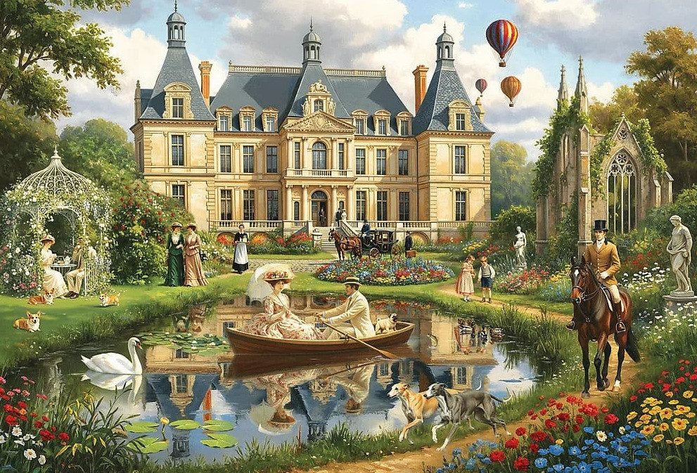 Trefl Puzzle Trefl, Palast am Wasser, 1500 Teile Puzzle, 1500 Puzzleteile