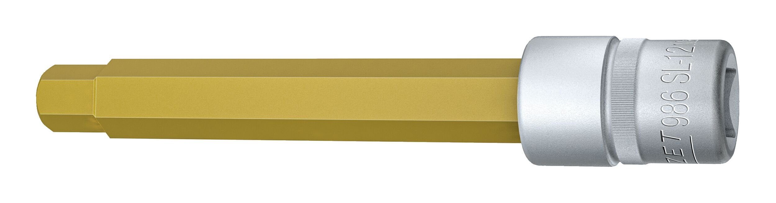HAZET Steckschlüssel, Schraubendrehereinsatz 1/2" Innensechskant 12 x 140 mm