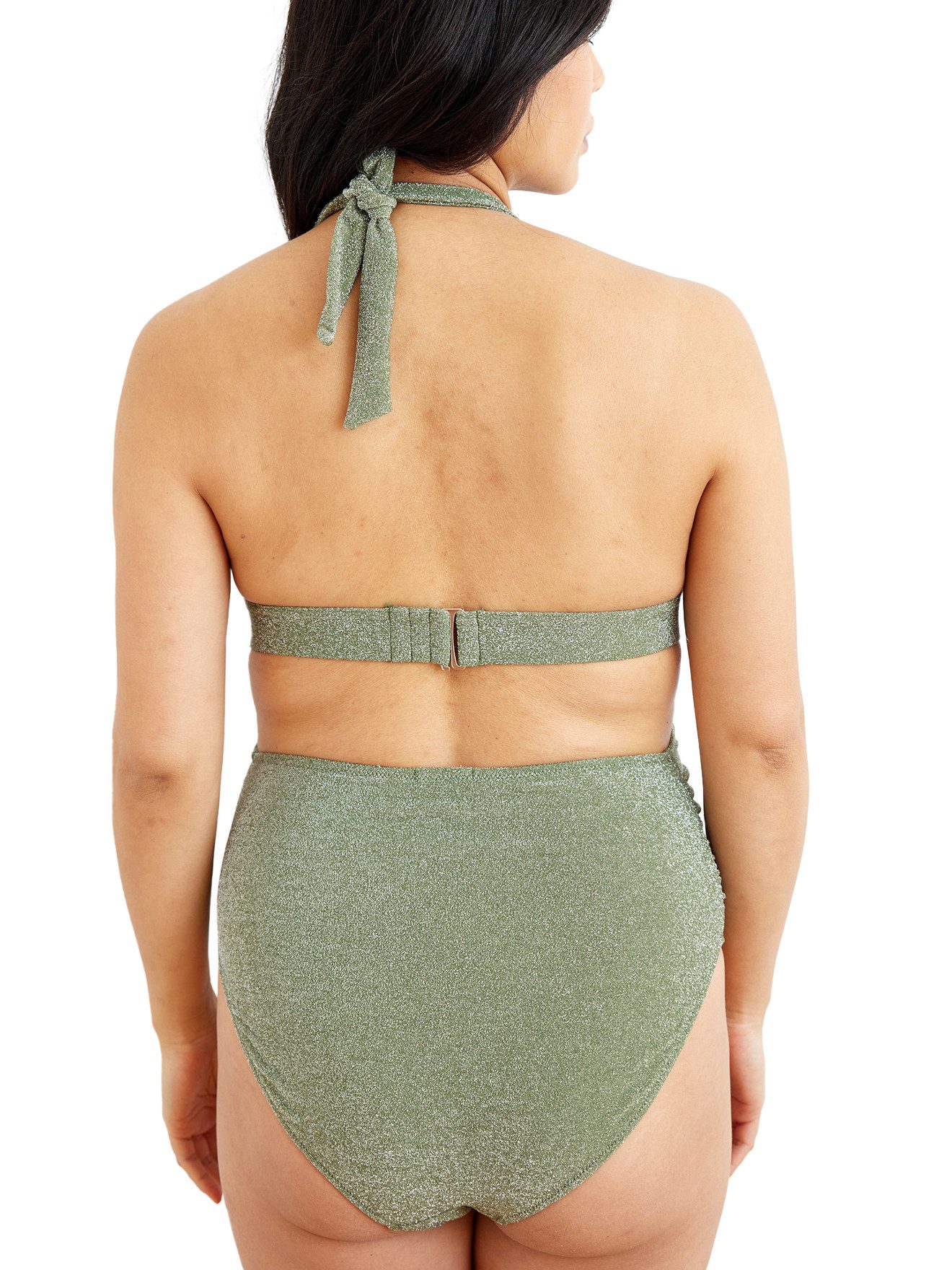 vertbaudet Umstandsbadeanzug Umstands-Bikini in Glanzoptik