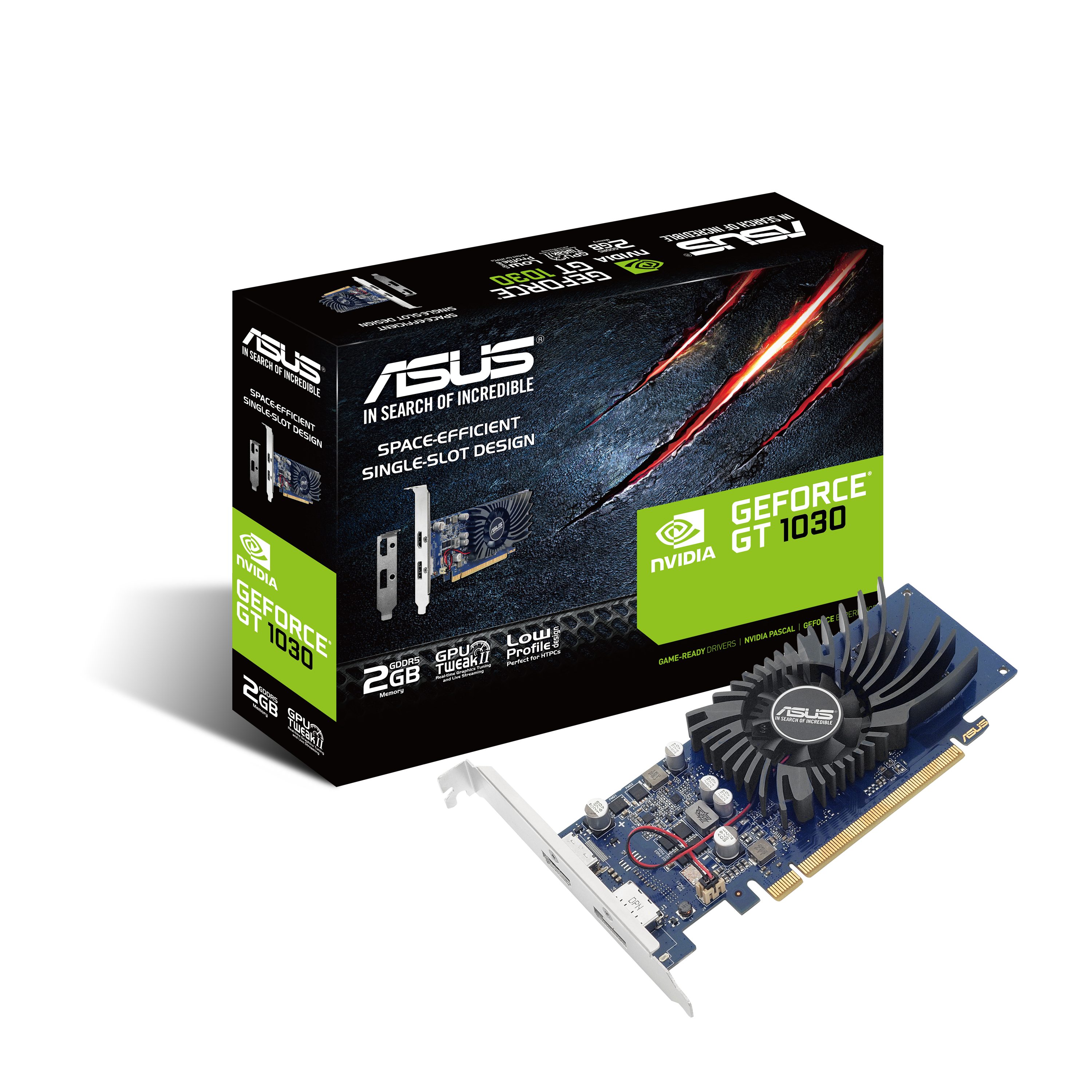 Asus GT1030-2G-BRK Grafikkarte (2 GB, GDDR5)