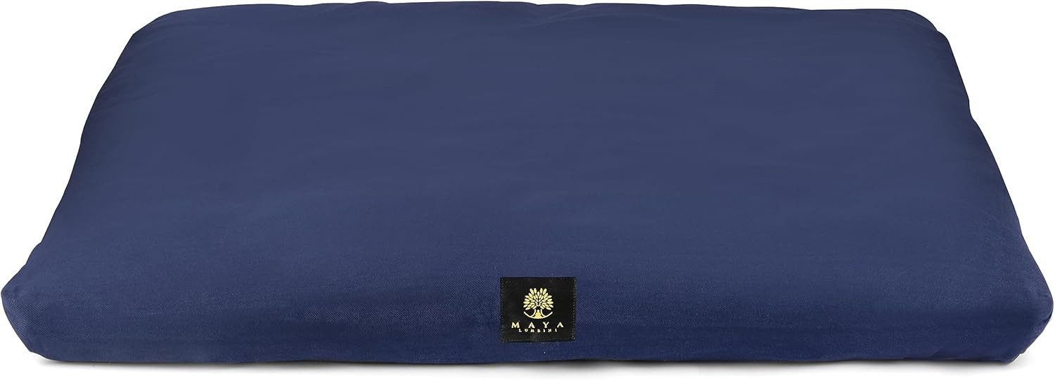 Maya Lumbini Meditationskissen Meditationsmatte Zabuton mit komfortabler Kapokfüllung