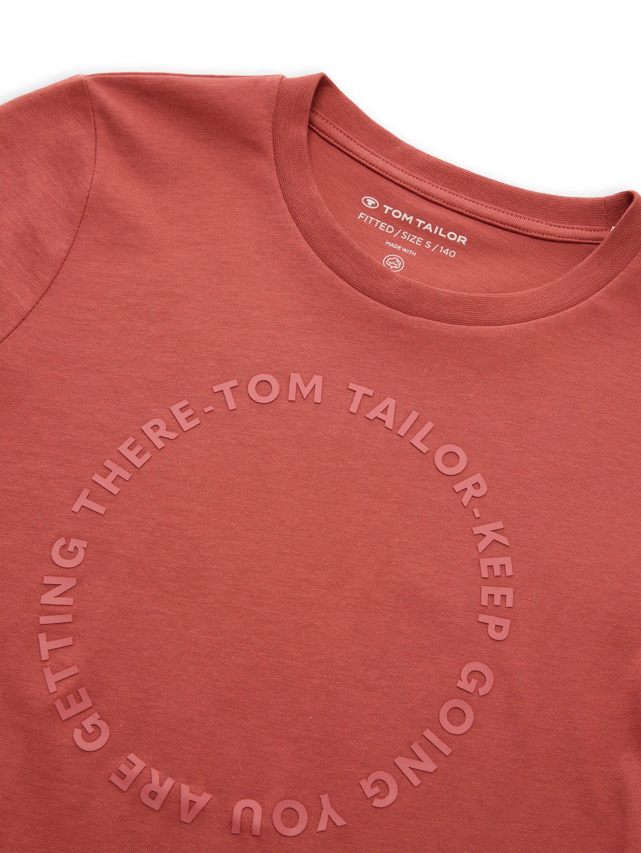 TOM TAILOR T-Shirt (Packung, 2-tlg) 2er Pack mit Print