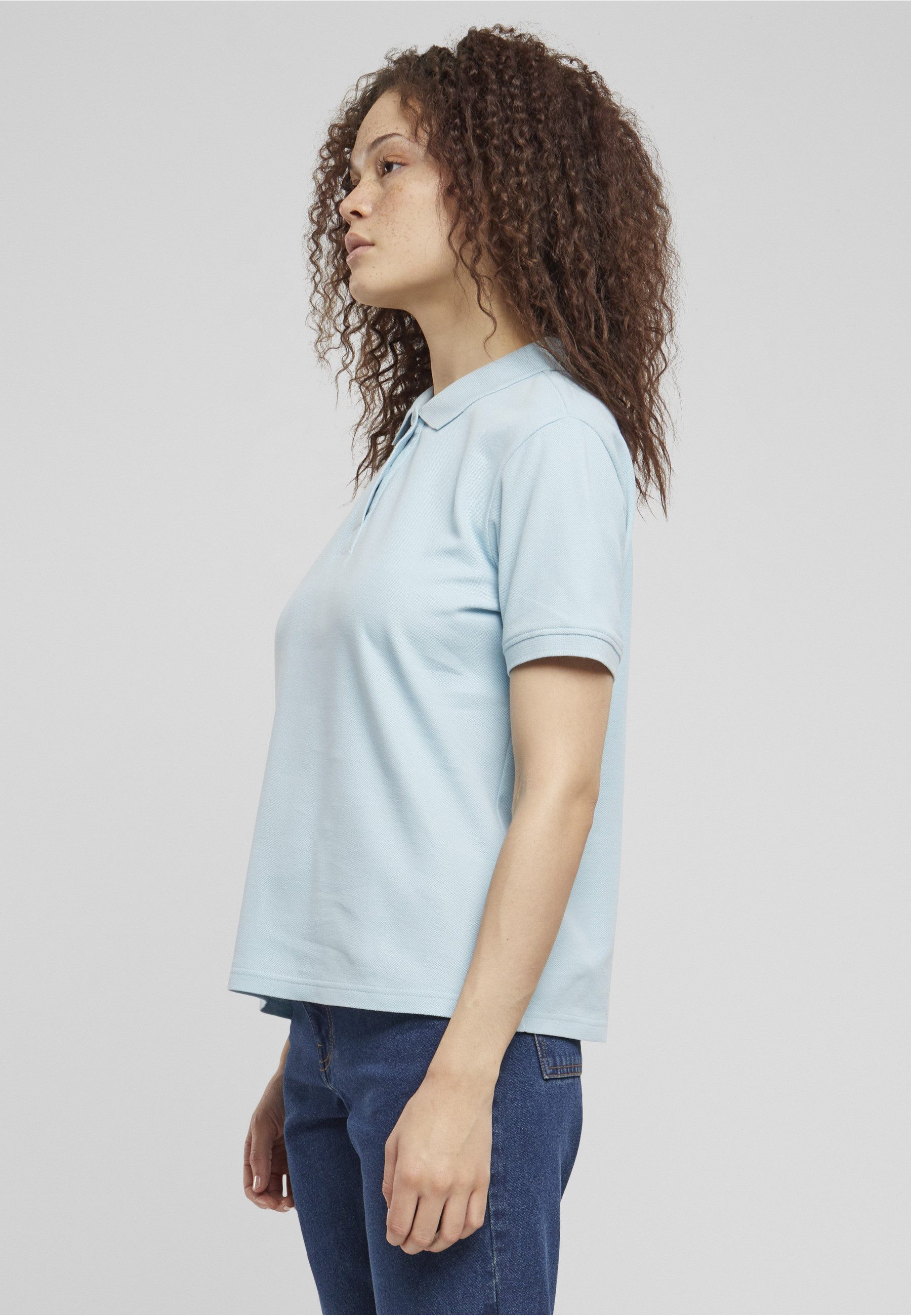 URBAN CLASSICS Poloshirt Urban Classics Ladies Polo Shirt (1-tlg)
