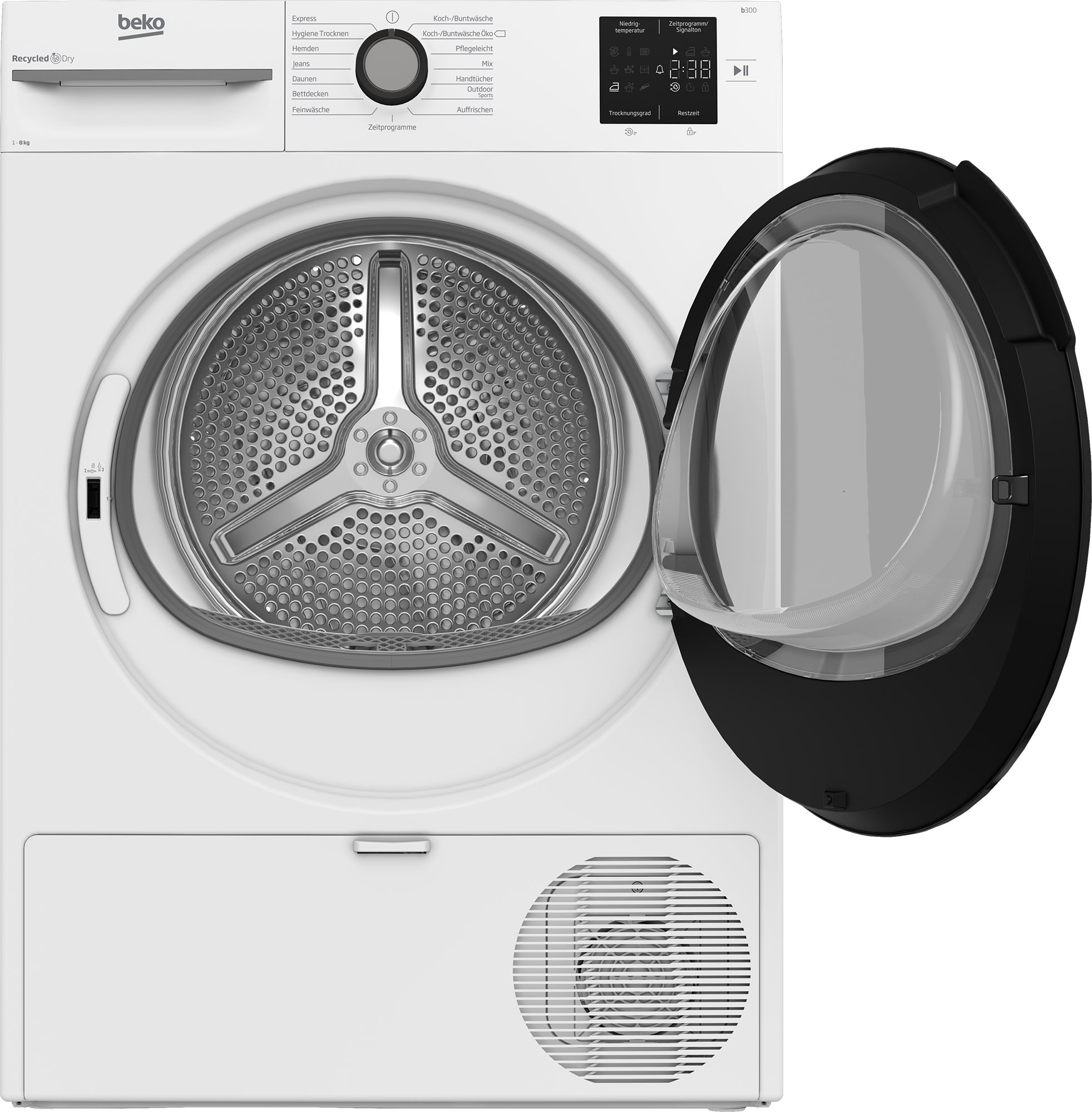 BEKO Wärmepumpentrockner BM3T38220X, mit Wärmepumpentechnologie