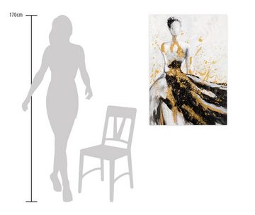 KUNSTLOFT Gemälde Tanz der Königin 70x100 cm, Leinwandbild 100% HANDGEMALT Wandbild Wohnzimmer