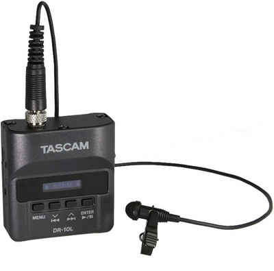 Tascam Tascam DR-10L Recorder mit Lavalier-Mikrofon Digitales Aufnahmegerät
