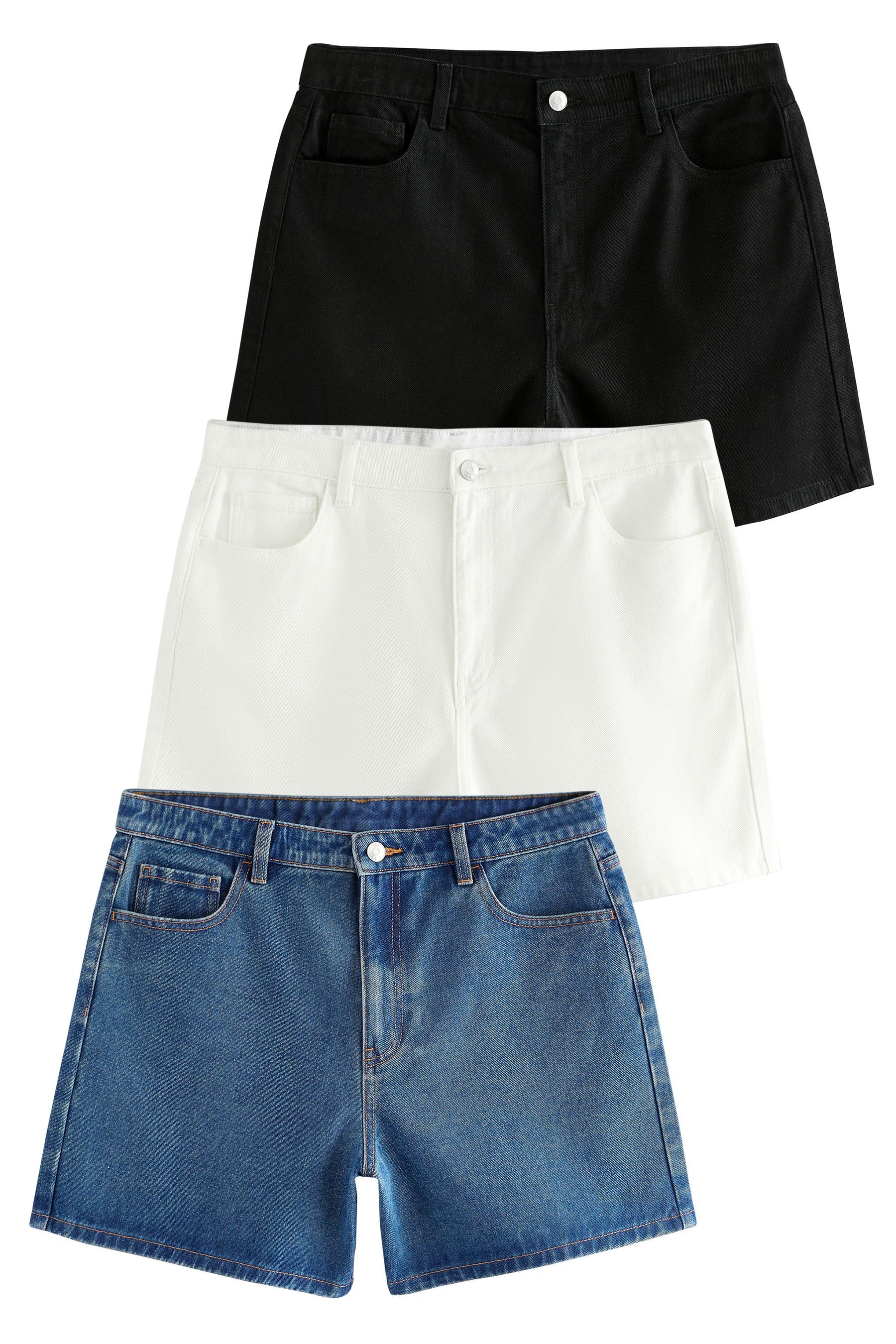 The Set Shorts The Set Denim-Shorts, 3er-Pack (3-tlg) günstig online kaufen